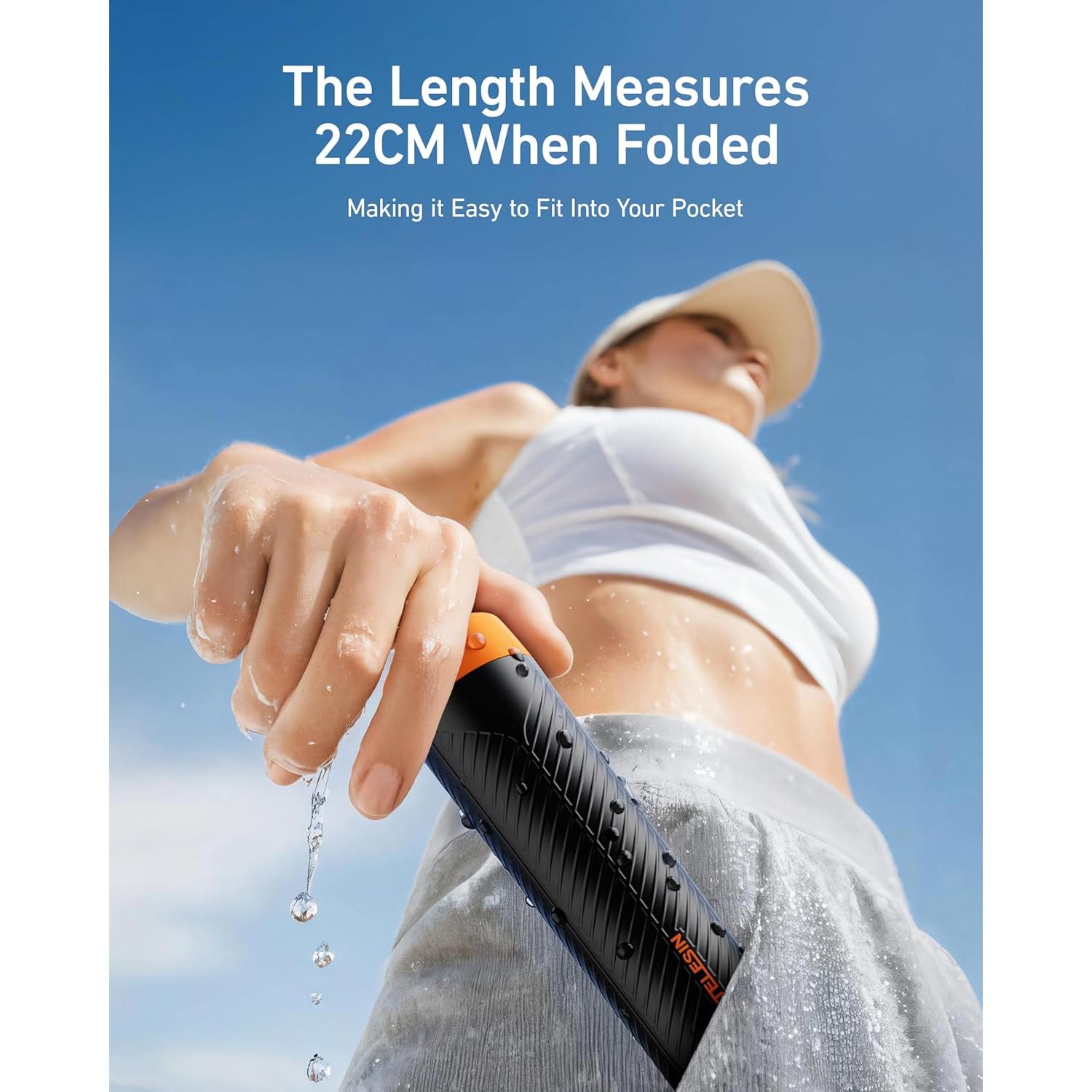 Palo de Selfie Flotante TELESIN 4 en 1 Impermeable 22-61cm