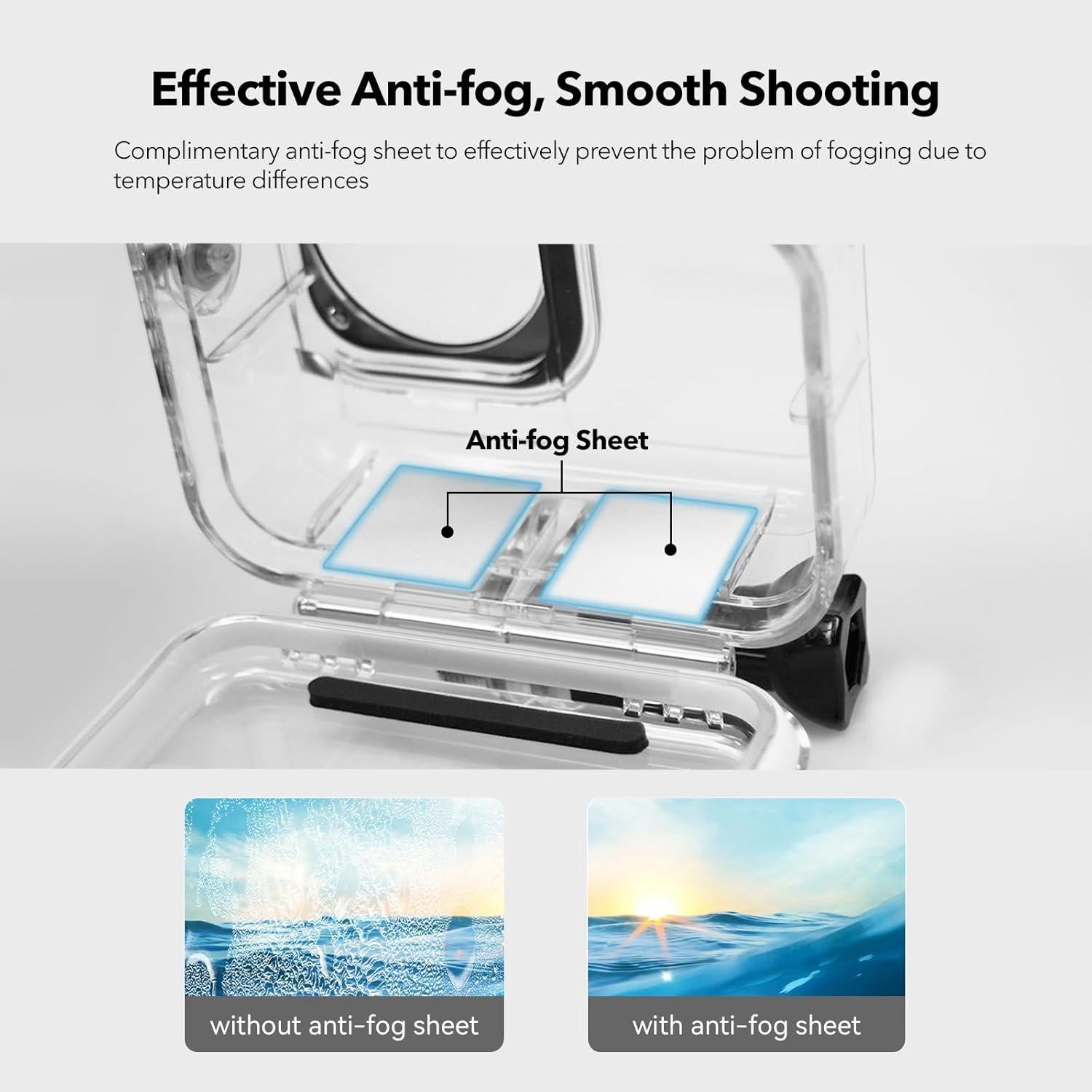 Funda Impermeable JIMOVA para DJI Action 5 Pro/4/3 - Kit de Buceo