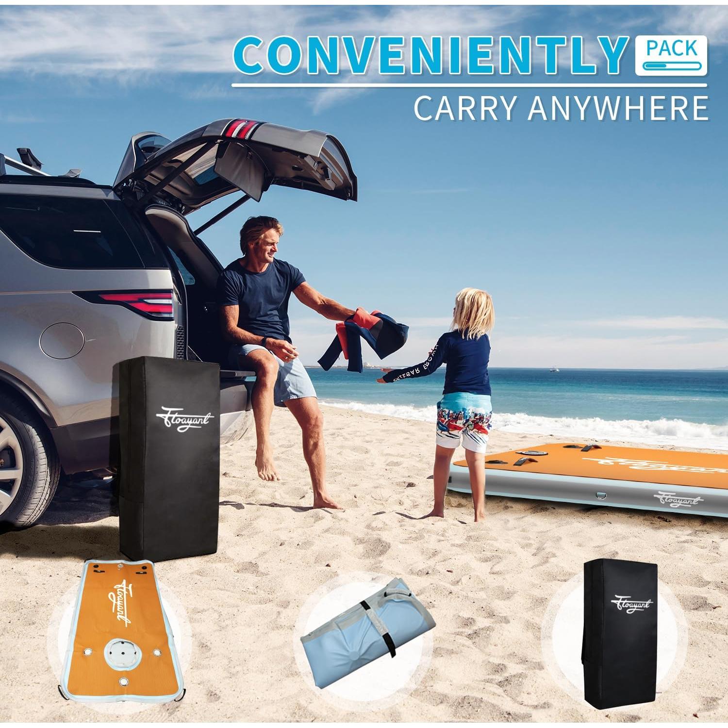 Muelle Flotante Inflable IVY&LANE 2.59x1.31m 3-5 Personas