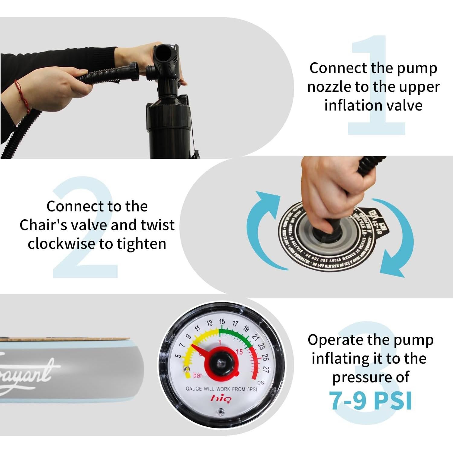 Muelle Flotante Inflable IVY&LANE 2.59x1.31m 3-5 Personas