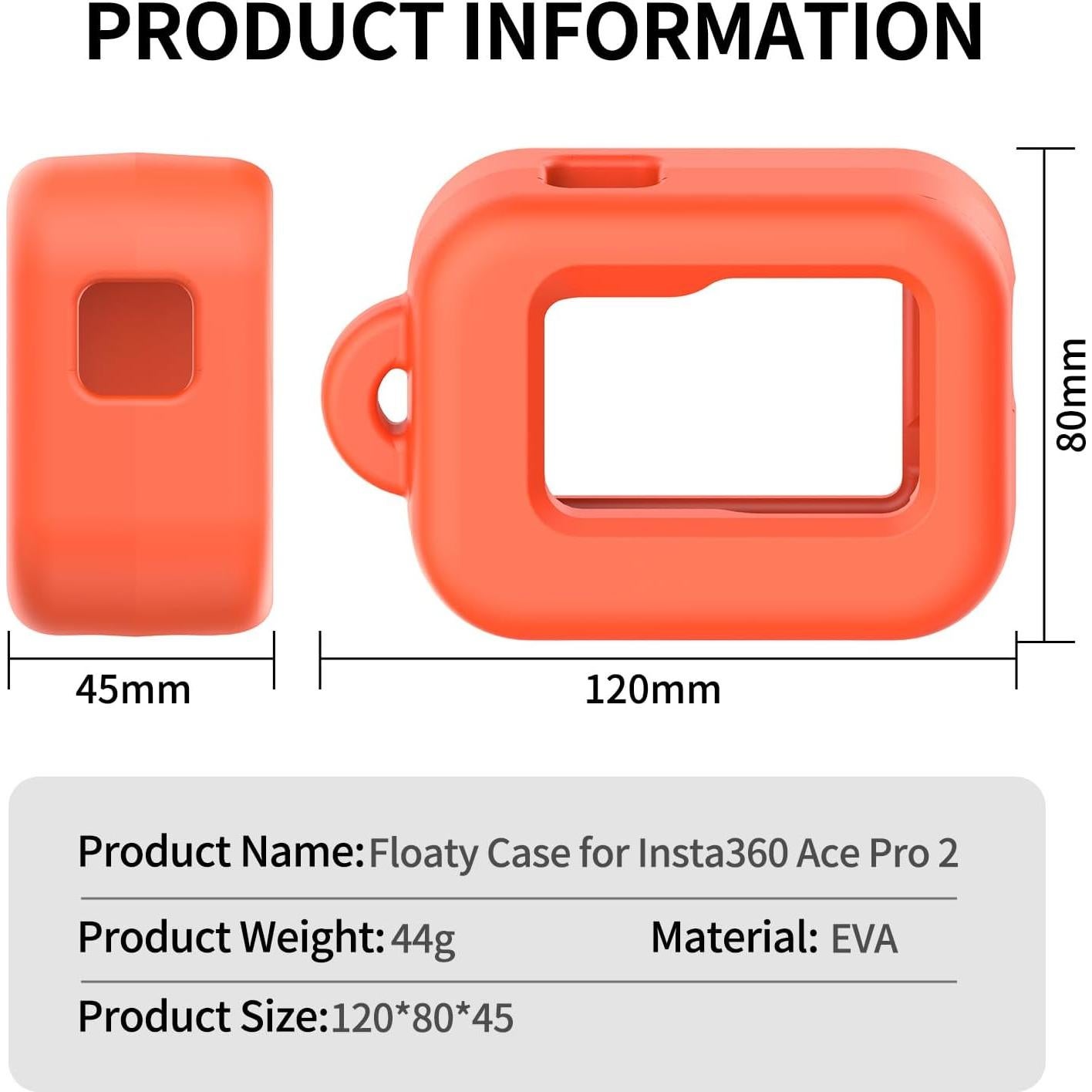 Funda Flotante de Protección para Cámara Insta360 Ace Pro 2