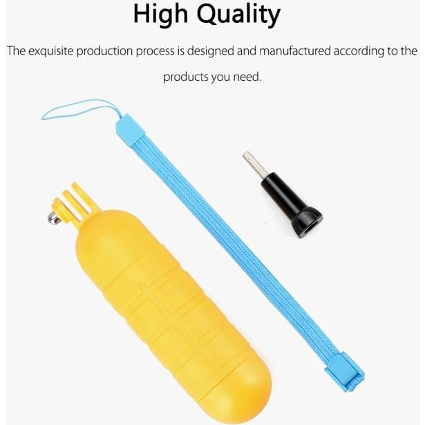 Agarradera Flotante Amarilla para GoPro HERO 5-13 y DJI Osmo