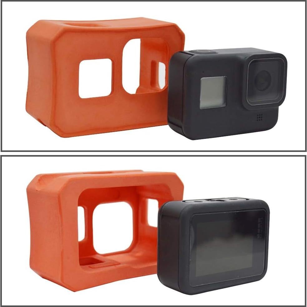 Funda Flotante Treabow para GoPro Hero 8 - Naranja, Antisumergible