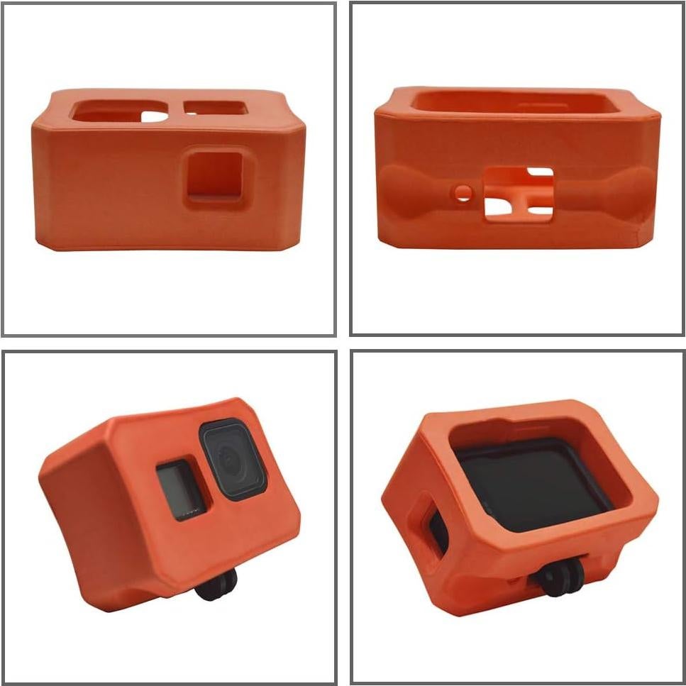 Funda Flotante Treabow para GoPro Hero 8 - Naranja, Antisumergible