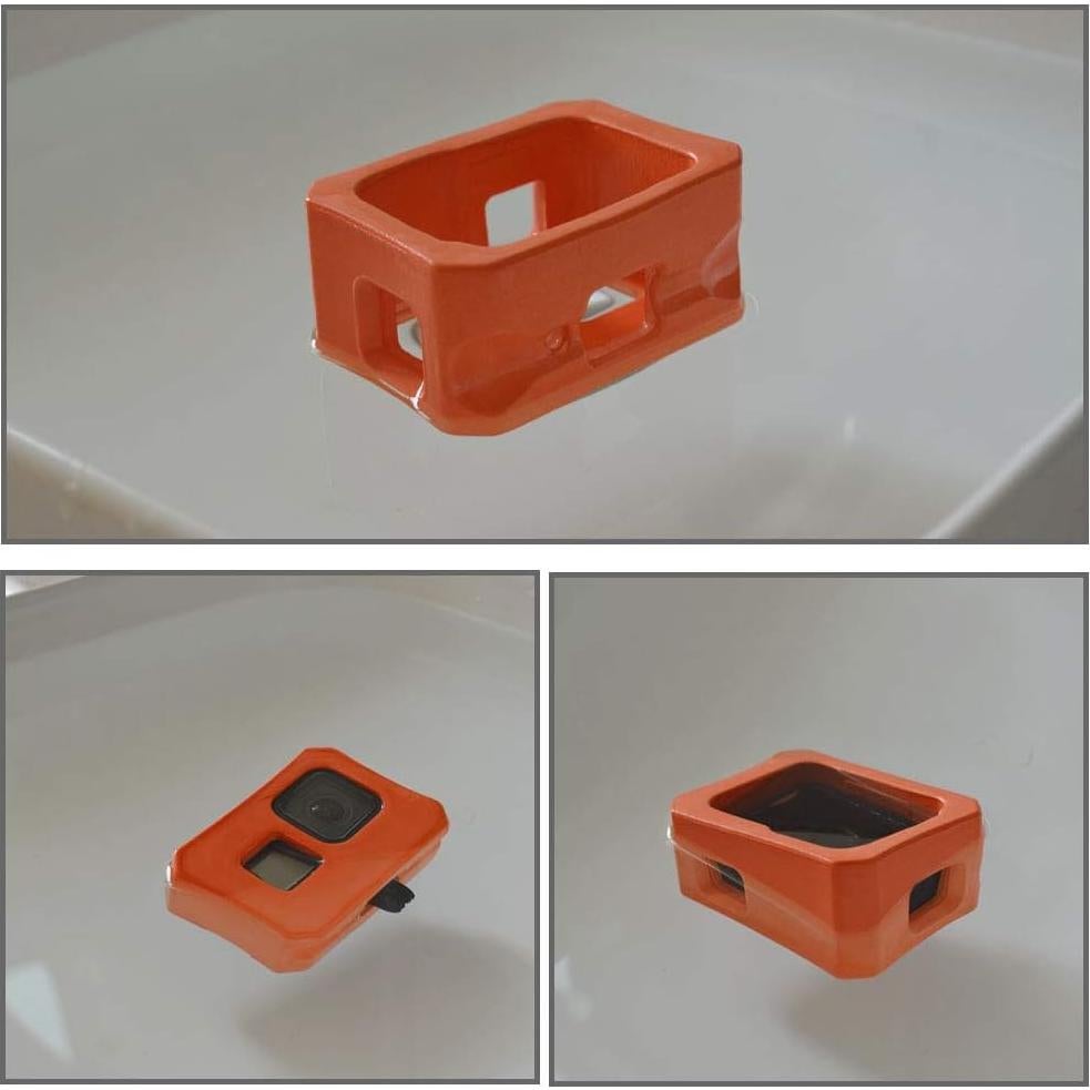 Funda Flotante Treabow para GoPro Hero 8 - Naranja, Antisumergible