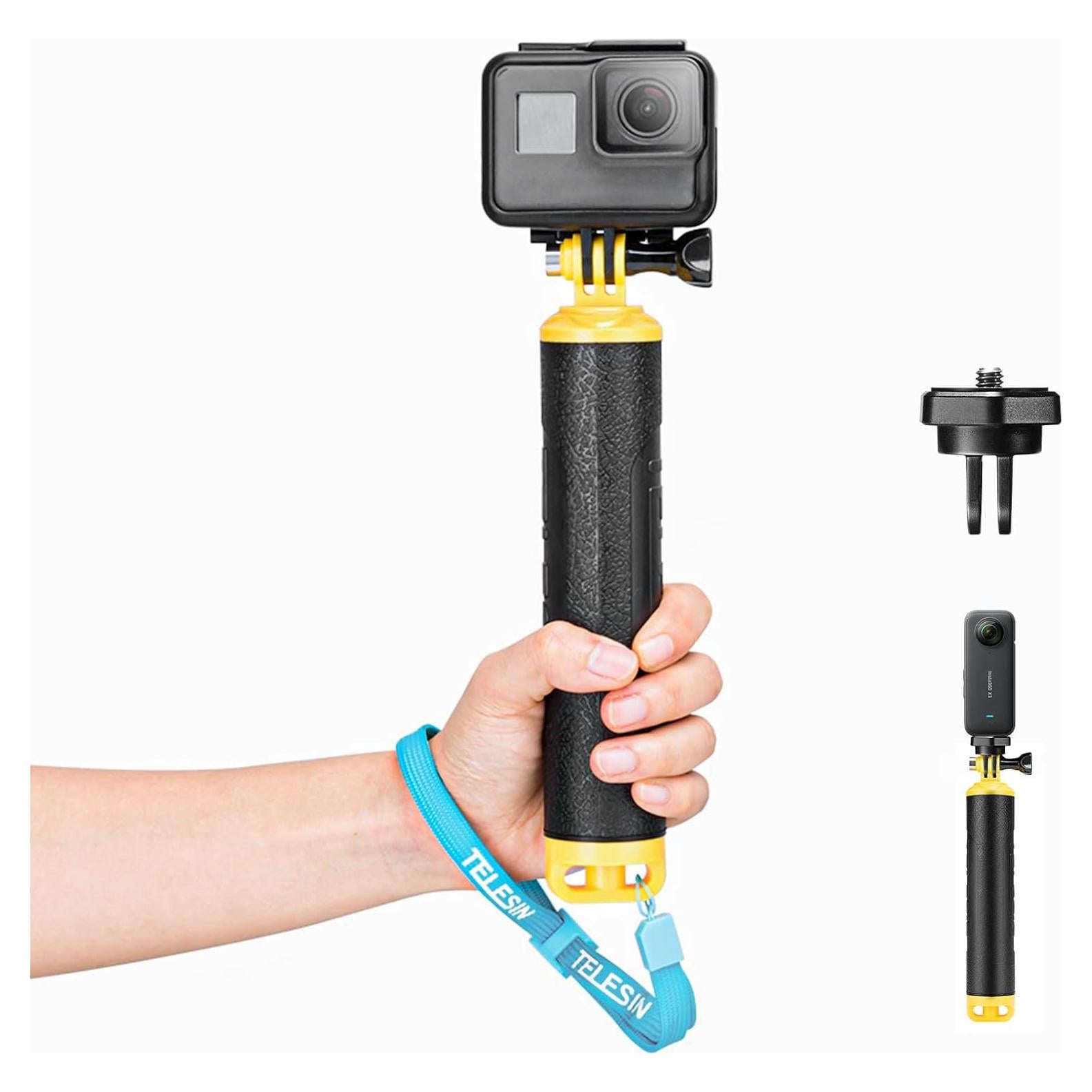 Agarre Flotante TELESIN para GoPro Hero 11-7 y Cámaras de Acción