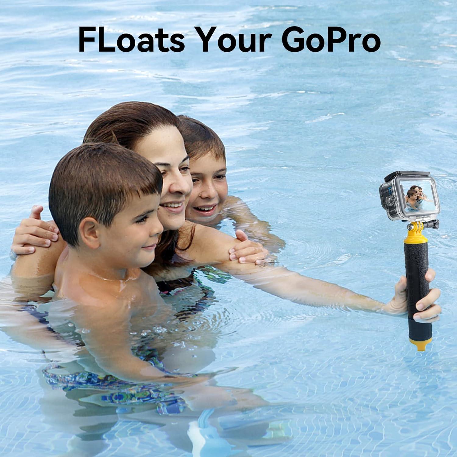 Agarre Flotante TELESIN para GoPro Hero 11-7 y Cámaras de Acción