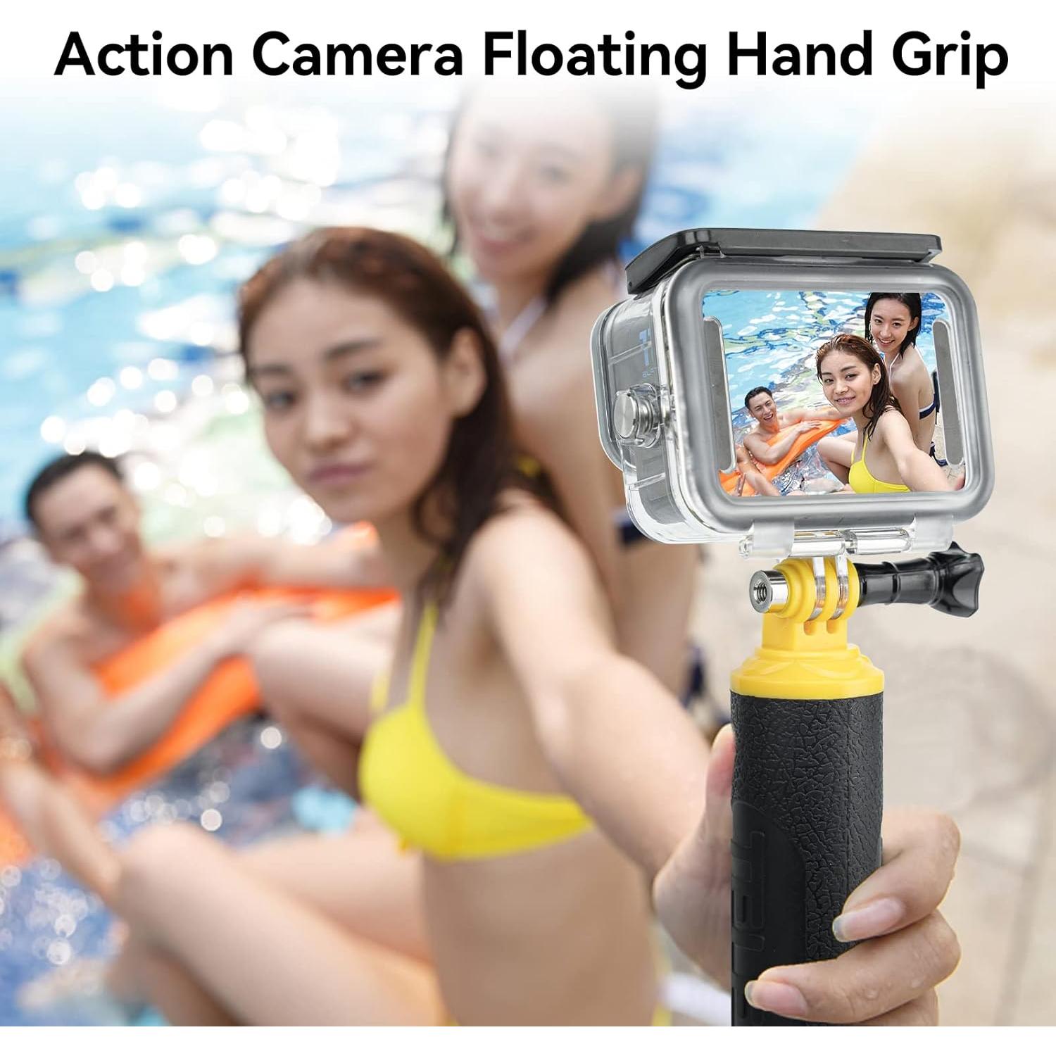 Agarre Flotante TELESIN para GoPro Hero 11-7 y Cámaras de Acción