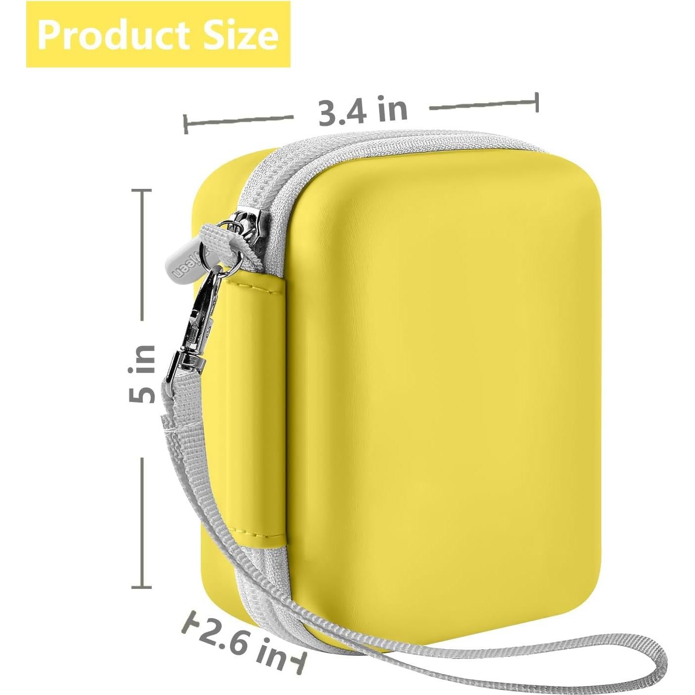 Funda de cámara submarina Leayjeen amarilla para YISENCE/QUNVAL