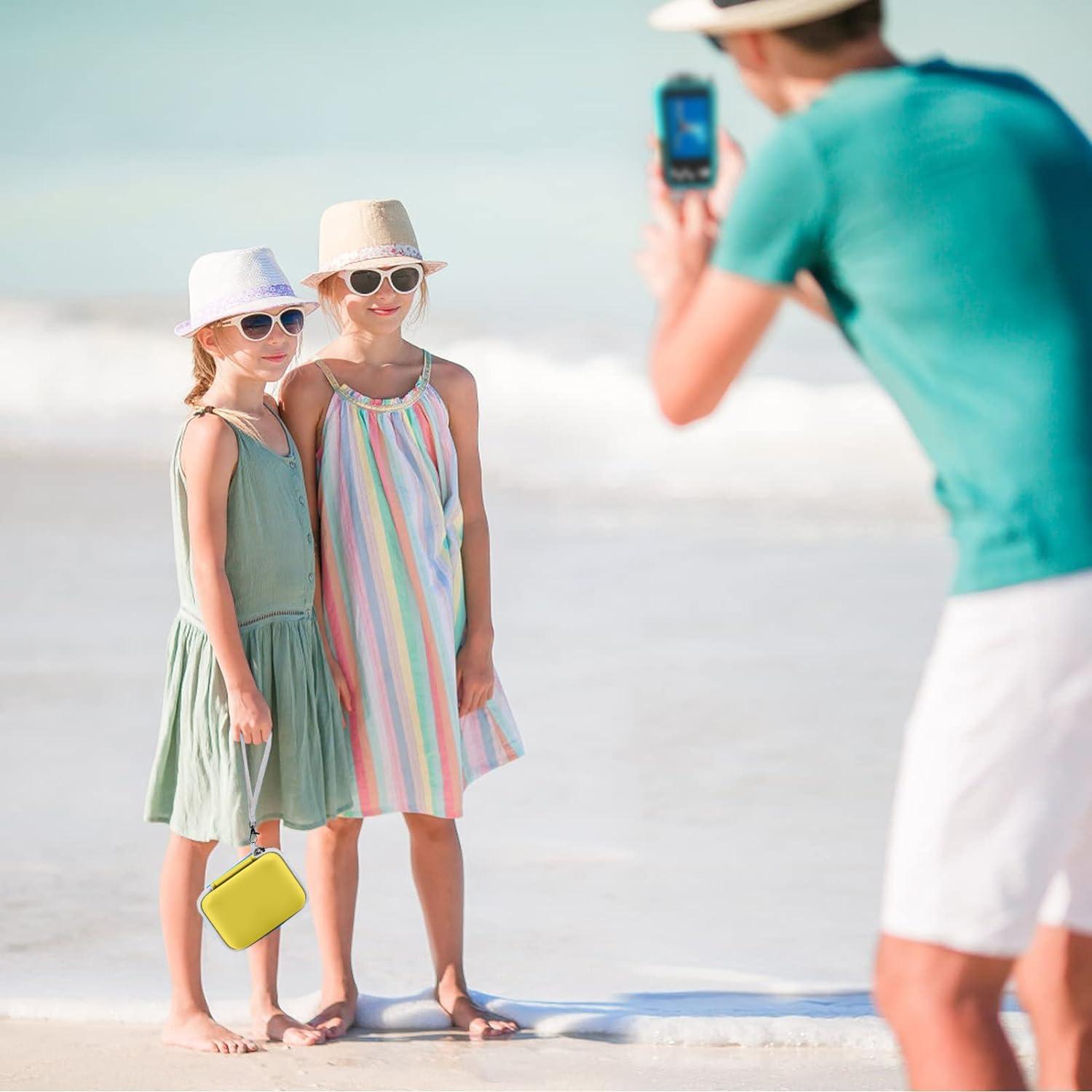 Funda de cámara submarina Leayjeen amarilla para YISENCE/QUNVAL