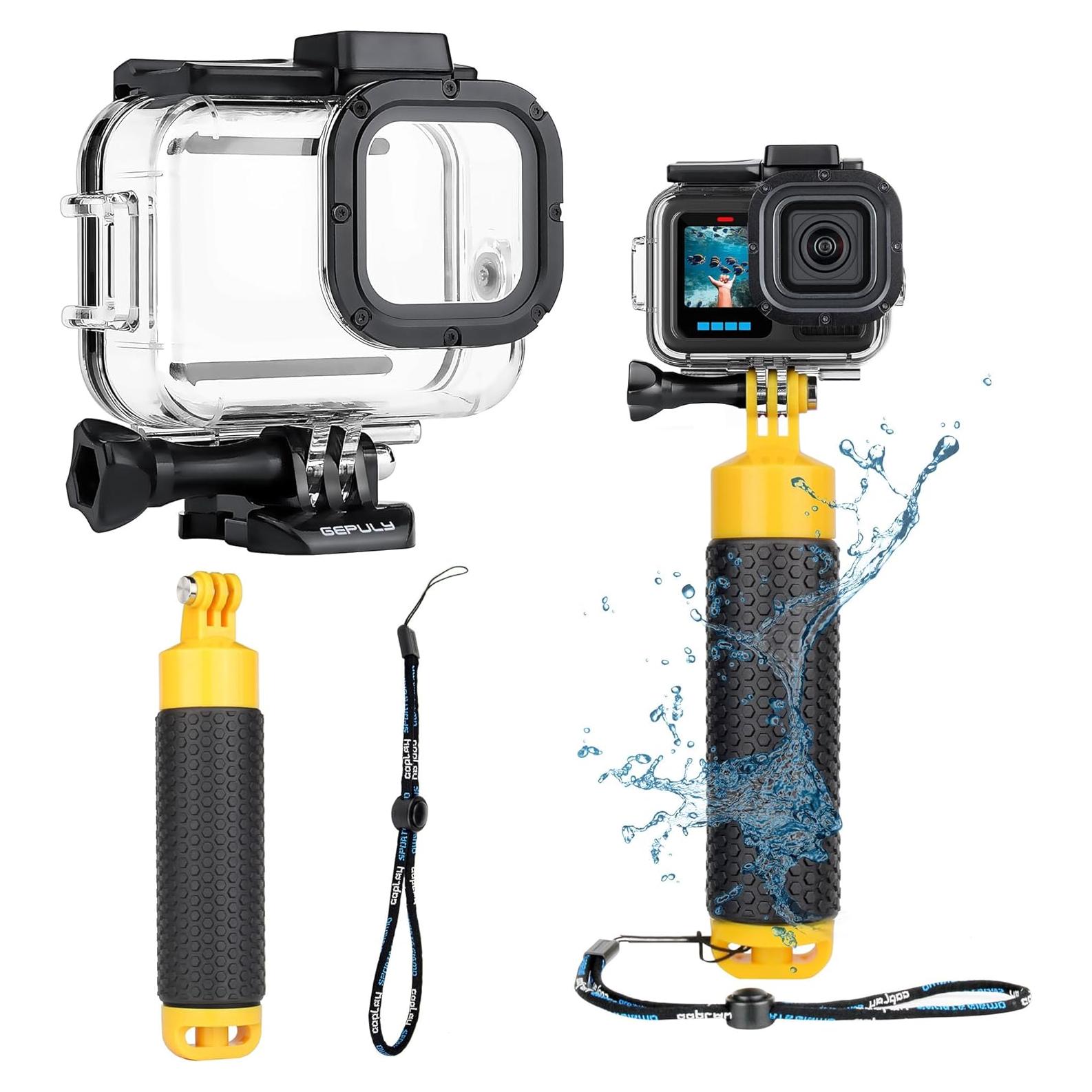 Funda Impermeable GEPULY para GoPro Hero 13/12/11/10/9 - 60m