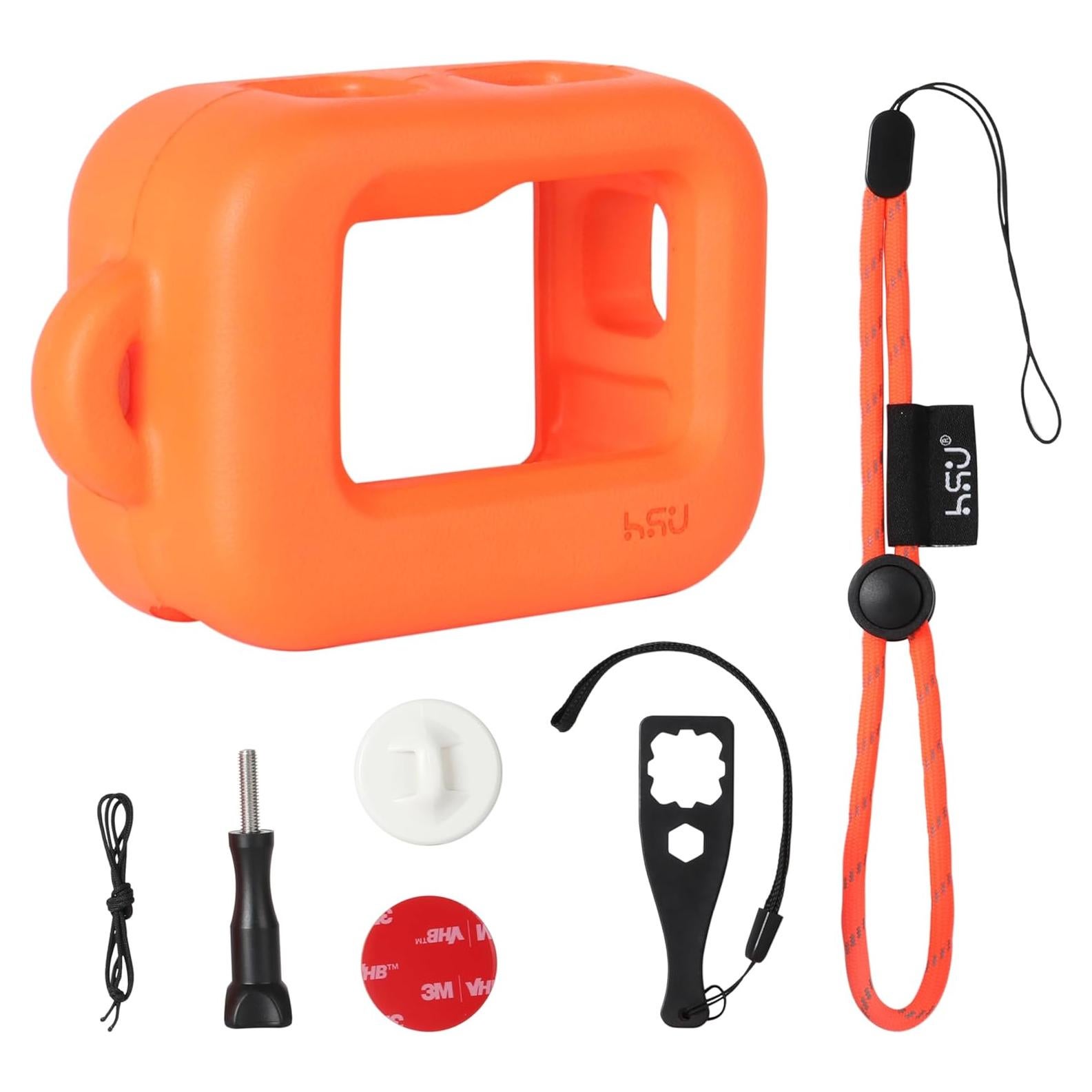 Funda Flotante HSU para Insta360 Ace Pro - Naranja, Accesorios
