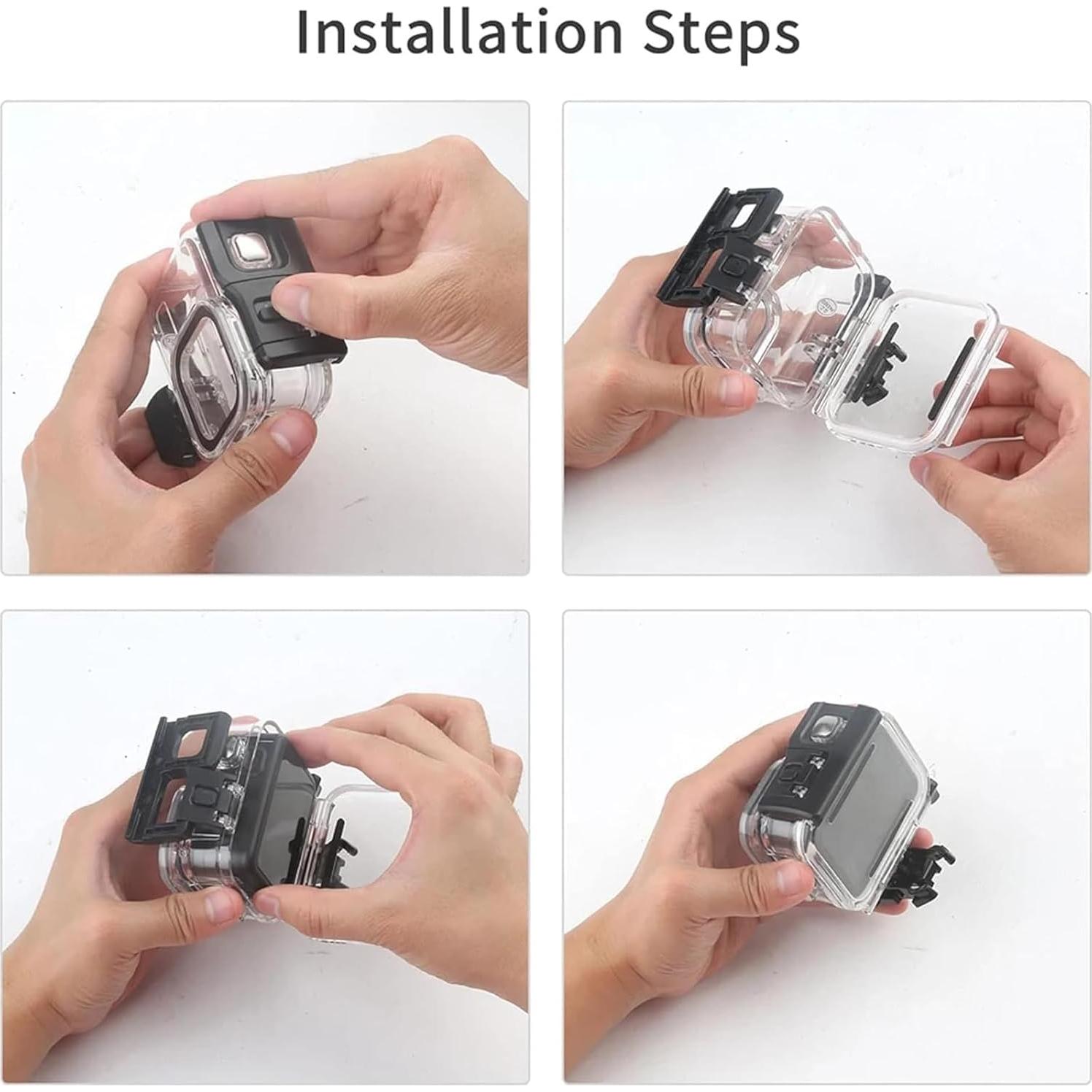 Funda Impermeable UnisonPet para GoPro Hero 13/12/11/10/9 Black