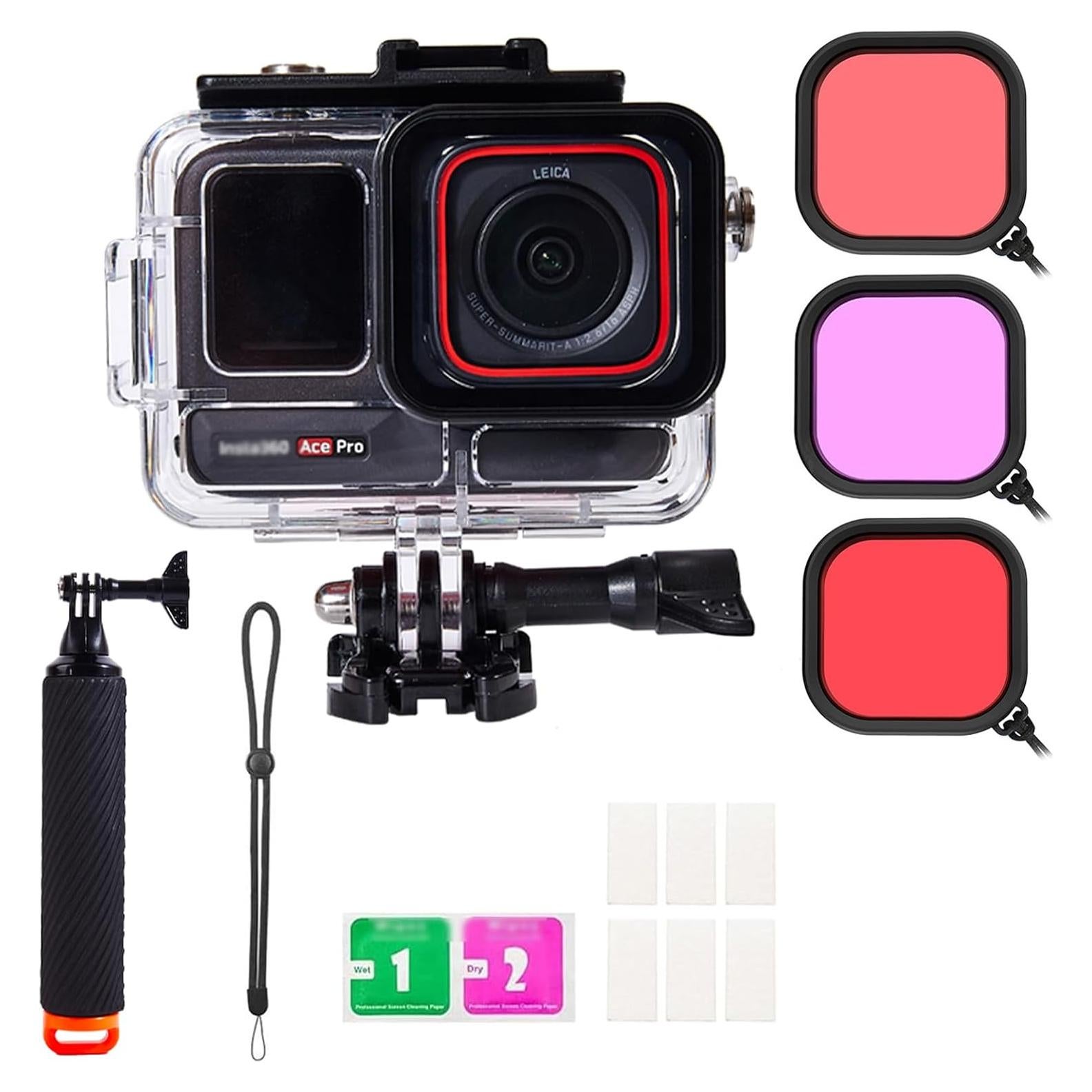 Funda Impermeable UnisonPet para Insta 360 Ace Pro 60m