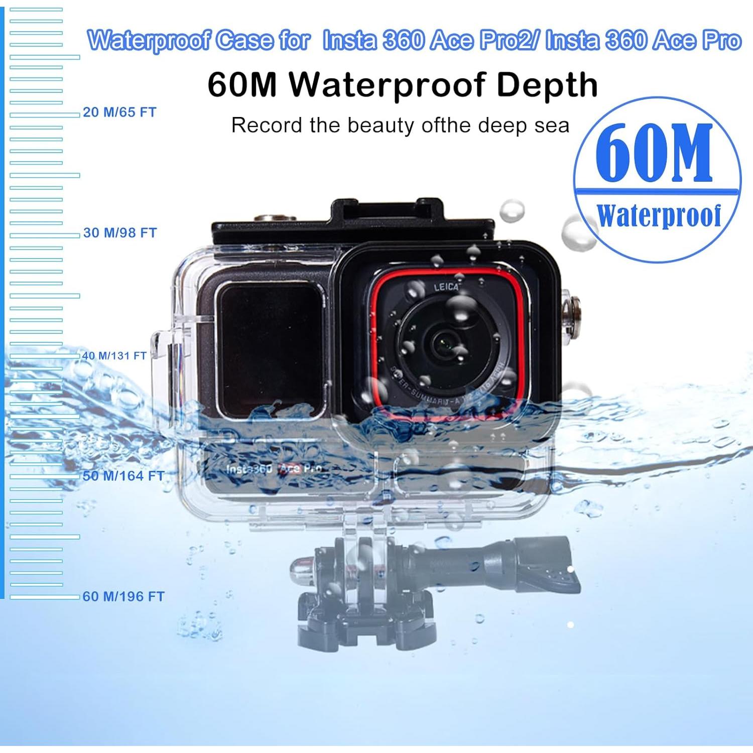 Funda Impermeable UnisonPet para Insta 360 Ace Pro 60m