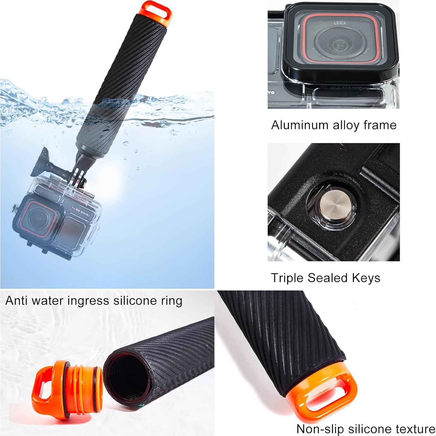 Funda Impermeable UnisonPet para Insta 360 Ace Pro 60m