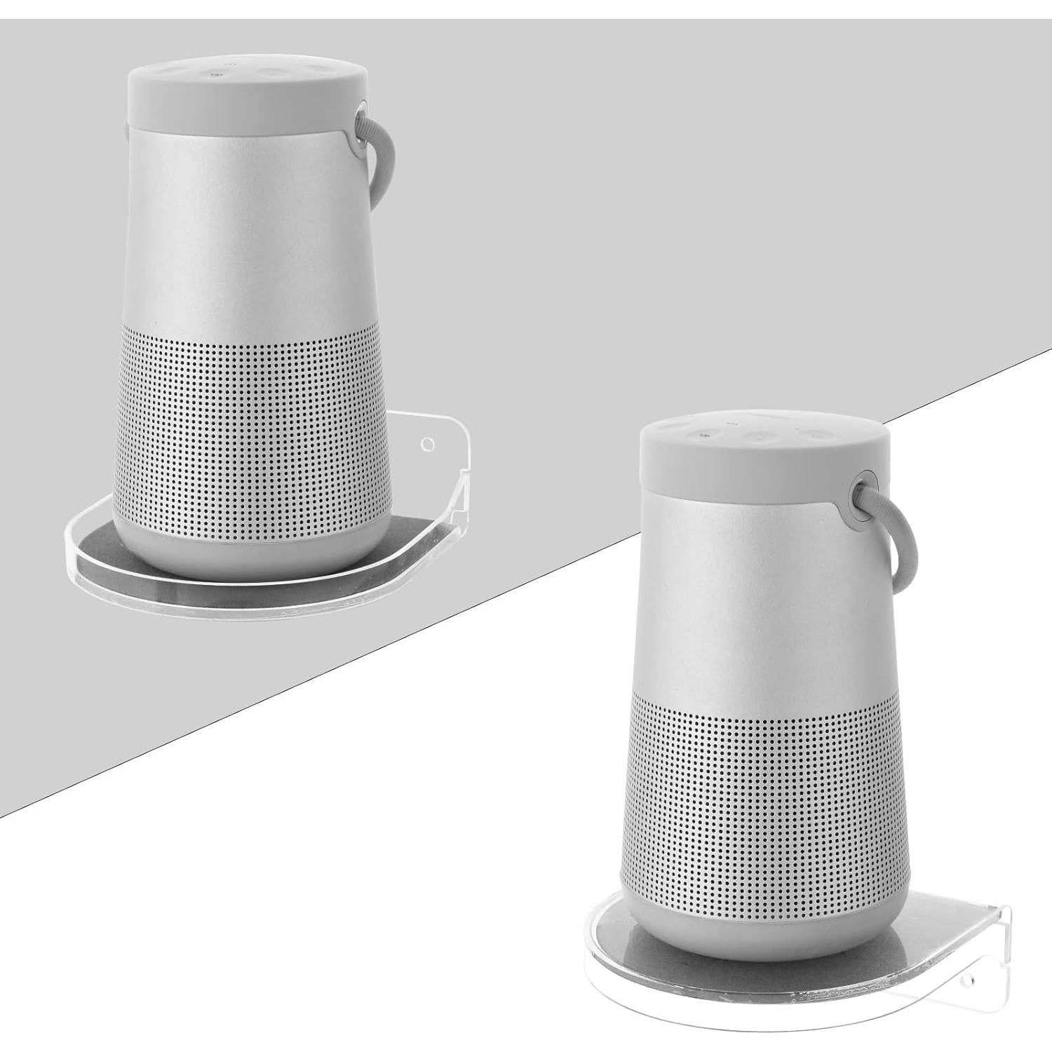 Estante Flotante TXEsign Pequeño Acrílico Blanco 12.7x12.1 cm