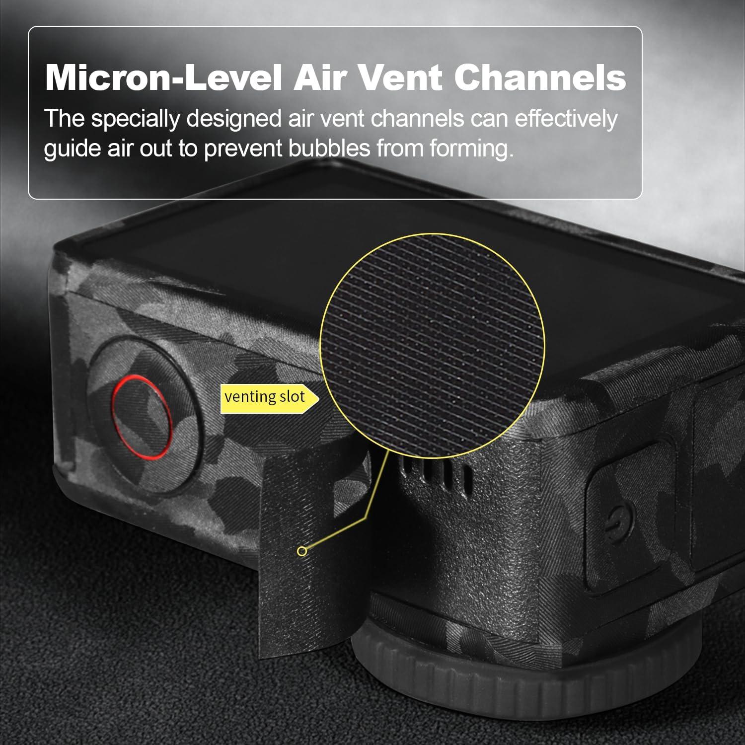 Piel de Cámara DJI Osmo Action 5 Pro Camuflaje Negro