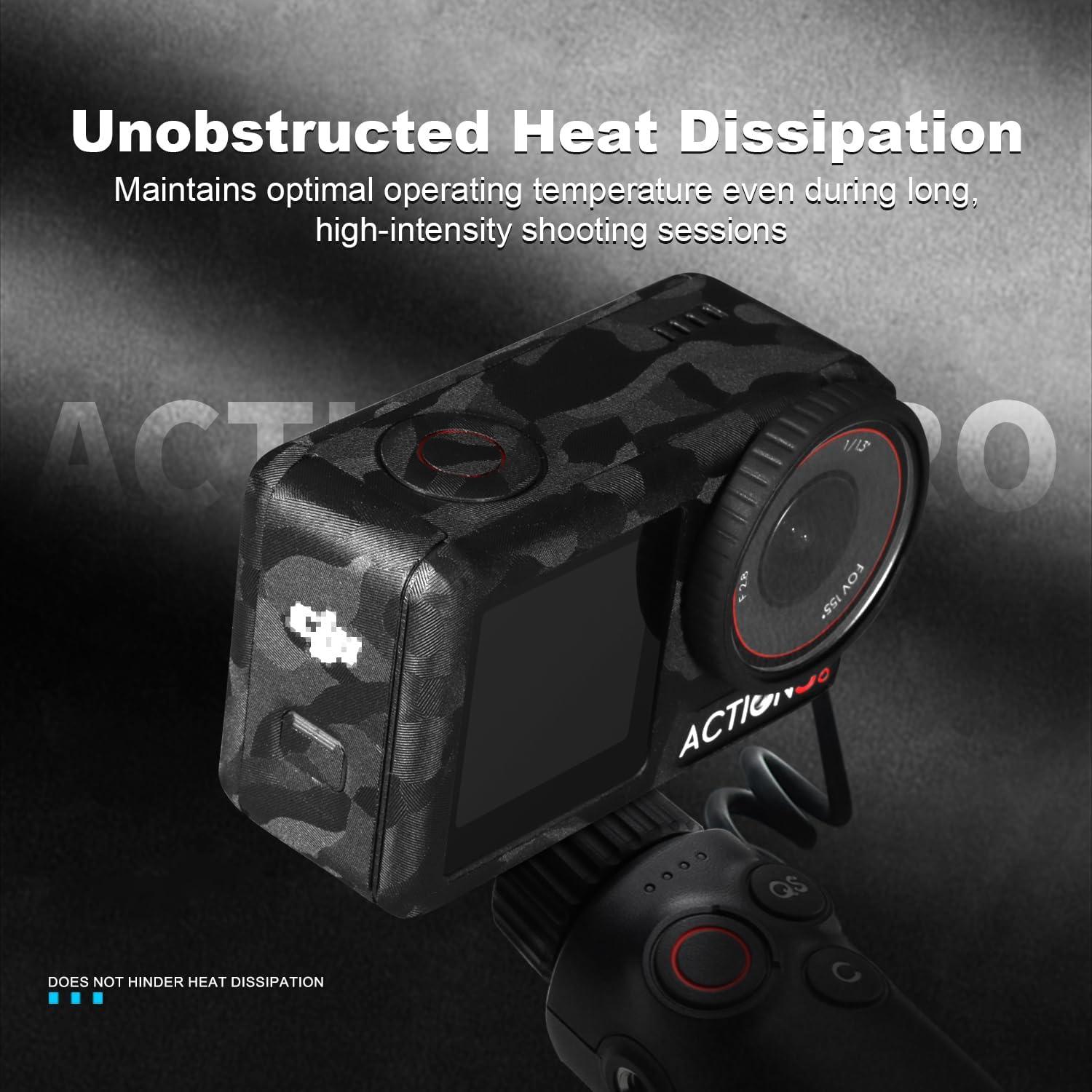 Piel de Cámara DJI Osmo Action 5 Pro Camuflaje Negro