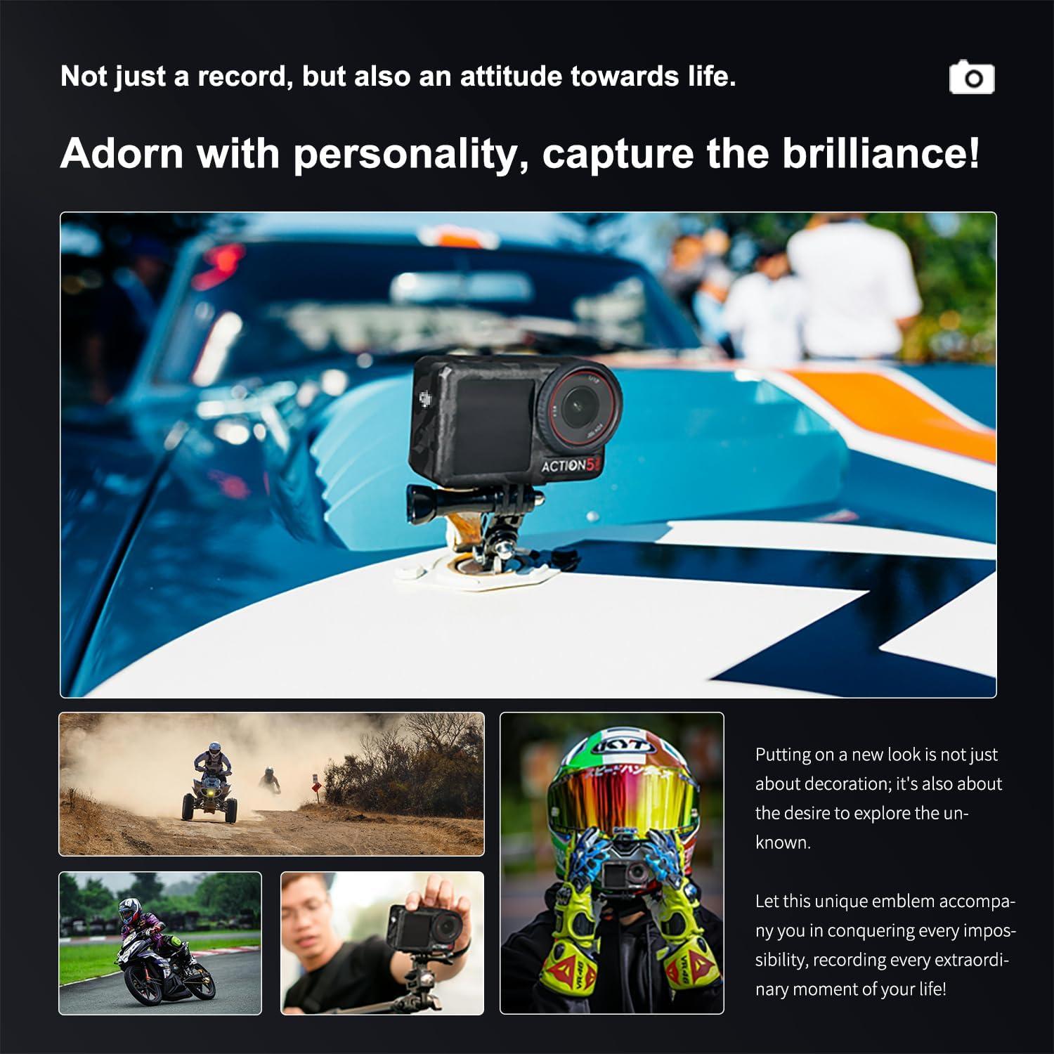 Piel de Cámara DJI Osmo Action 5 Pro Camuflaje Negro