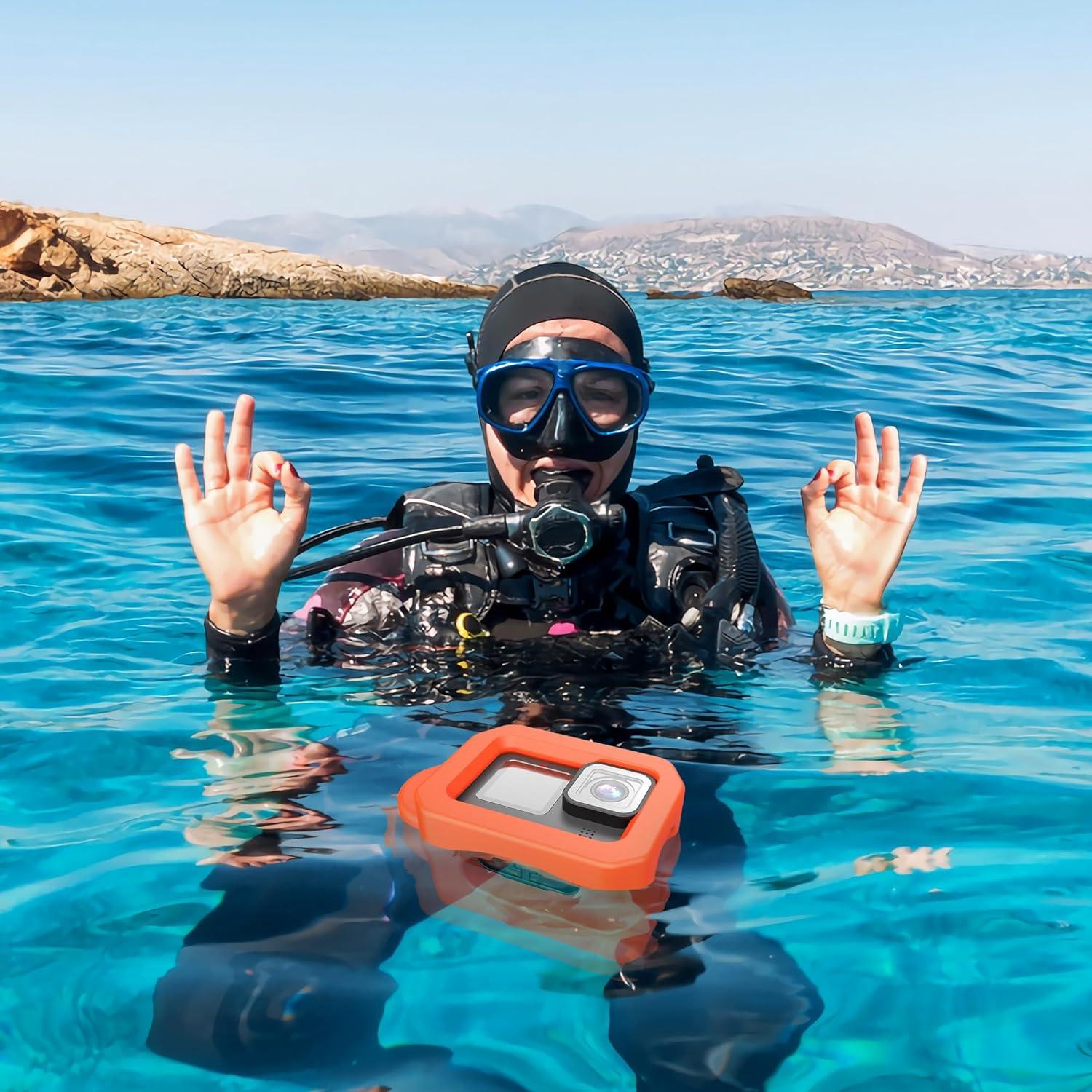 Funda Flotante NUOBAKE para GoPro Hero 13/12/11/10/9 Black