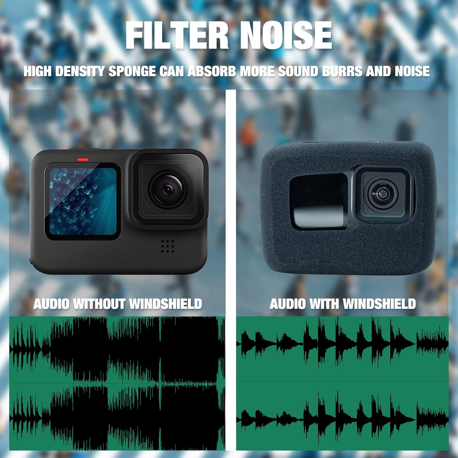 Funda Flotante NUOBAKE para GoPro Hero 13/12/11/10/9 Black