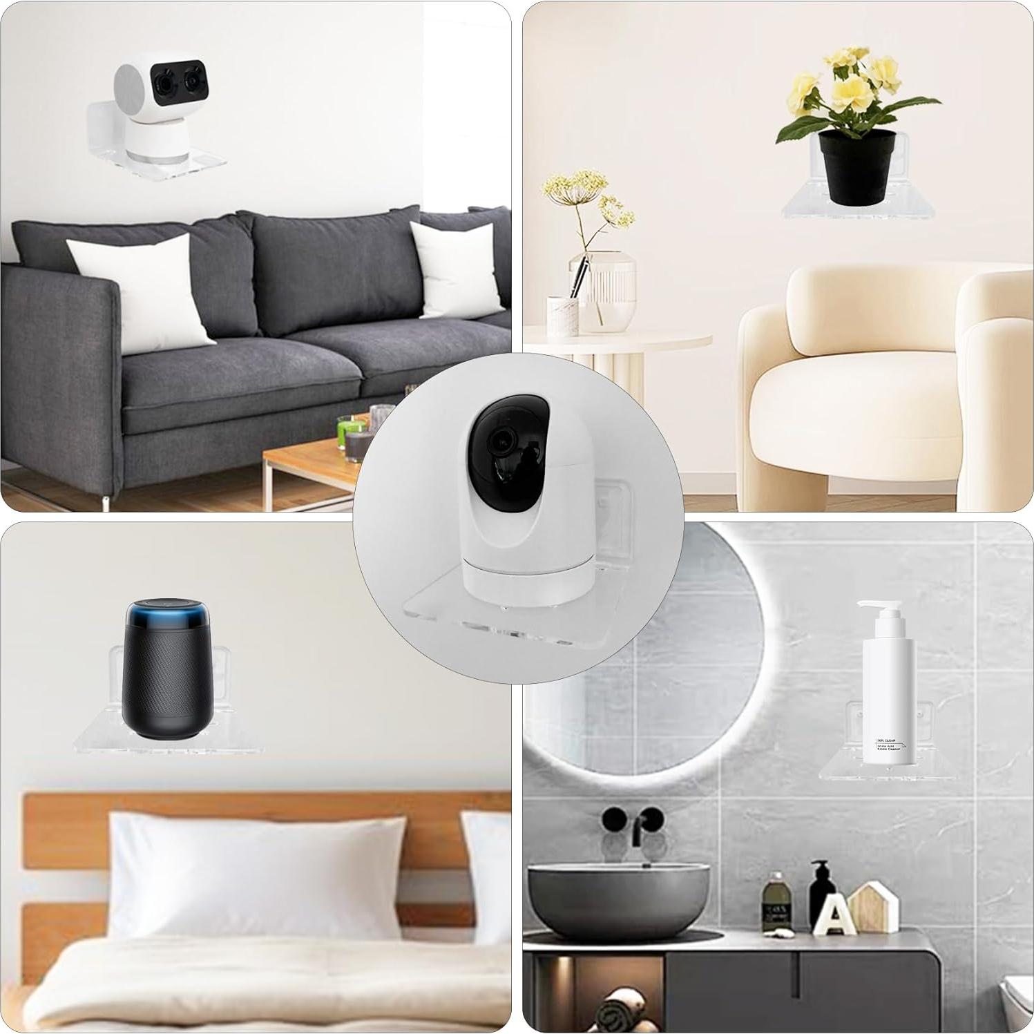 Estantes Flotantes de Acrílico Fensana - Paquete de 3, 0.38 cm