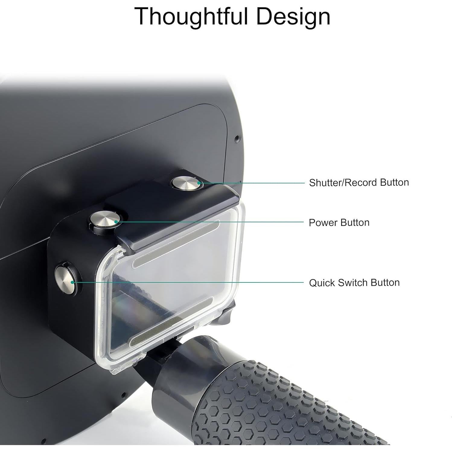 Domo Impermeable YALLSAME para DJI OSMO Action 1 - 15.24 cm
