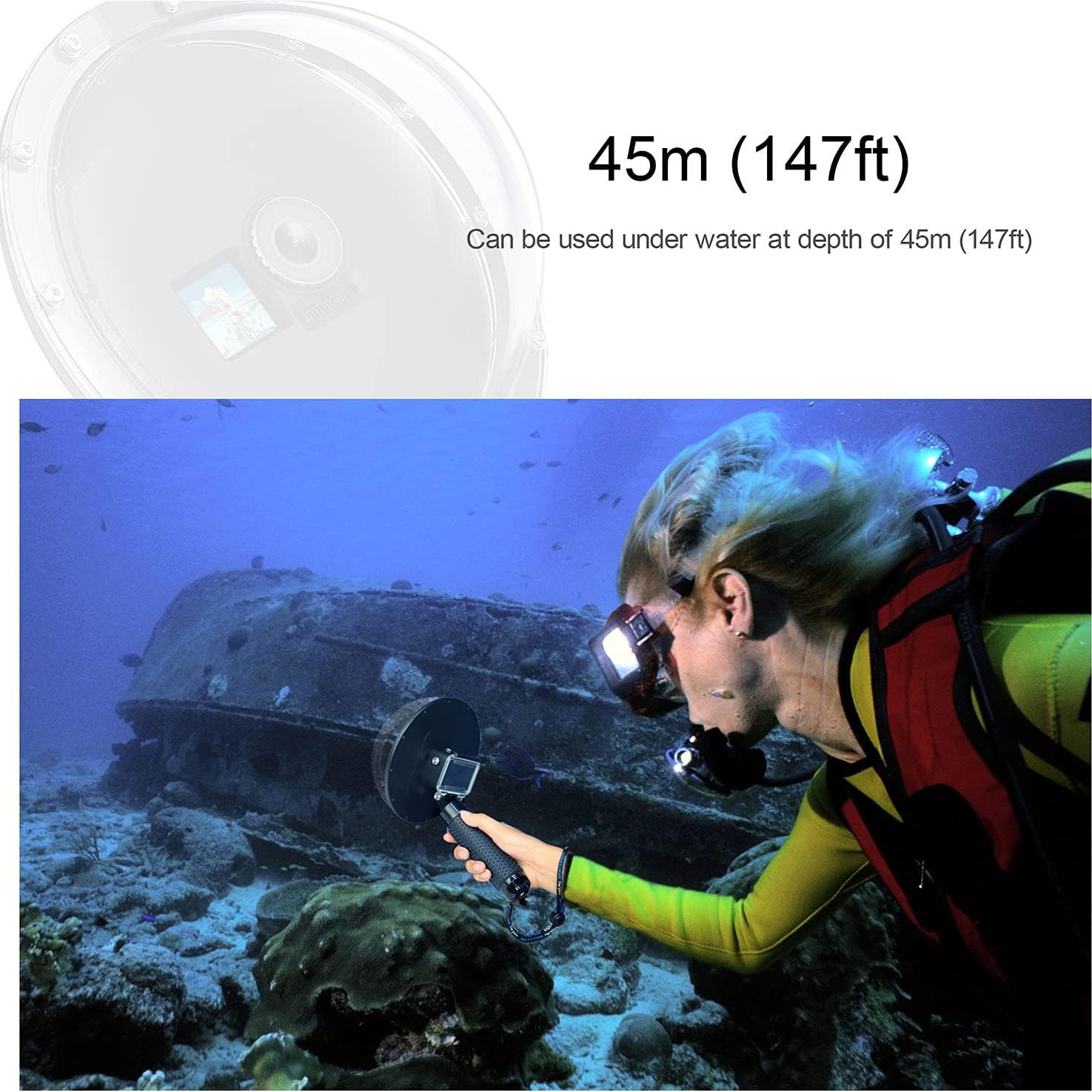 Domo Impermeable YALLSAME para DJI OSMO Action 1 - 15.24 cm