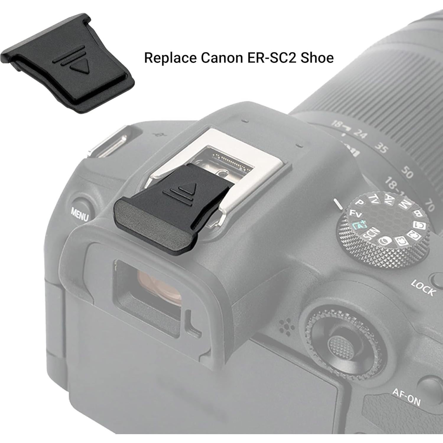 Cubierta de Zapata Caliente 2 Pcs para Canon R8 R50 R6 R5 Mark II