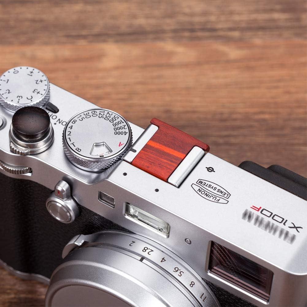 Cubierta de zapata caliente de madera VKO roja para Fujifilm