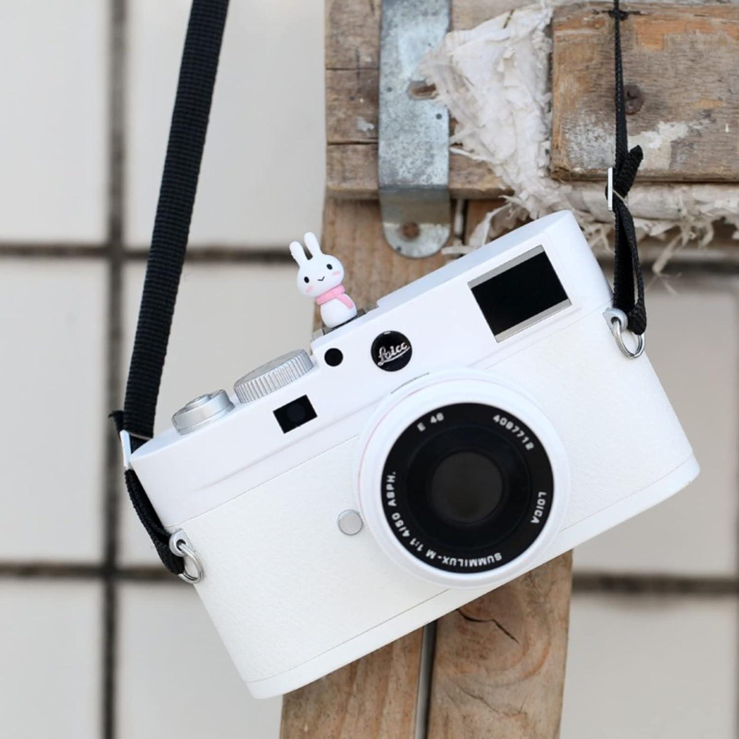 Super Cute Camera Hot Boots, Suitable for Leica, Pentax, Olympus, Sony, Fuji, Nikon, Panasonic, Canon and Other SLR Cameras and Micro Single Cameras, Suitable for Rangefinder Camera (Rabbit)
