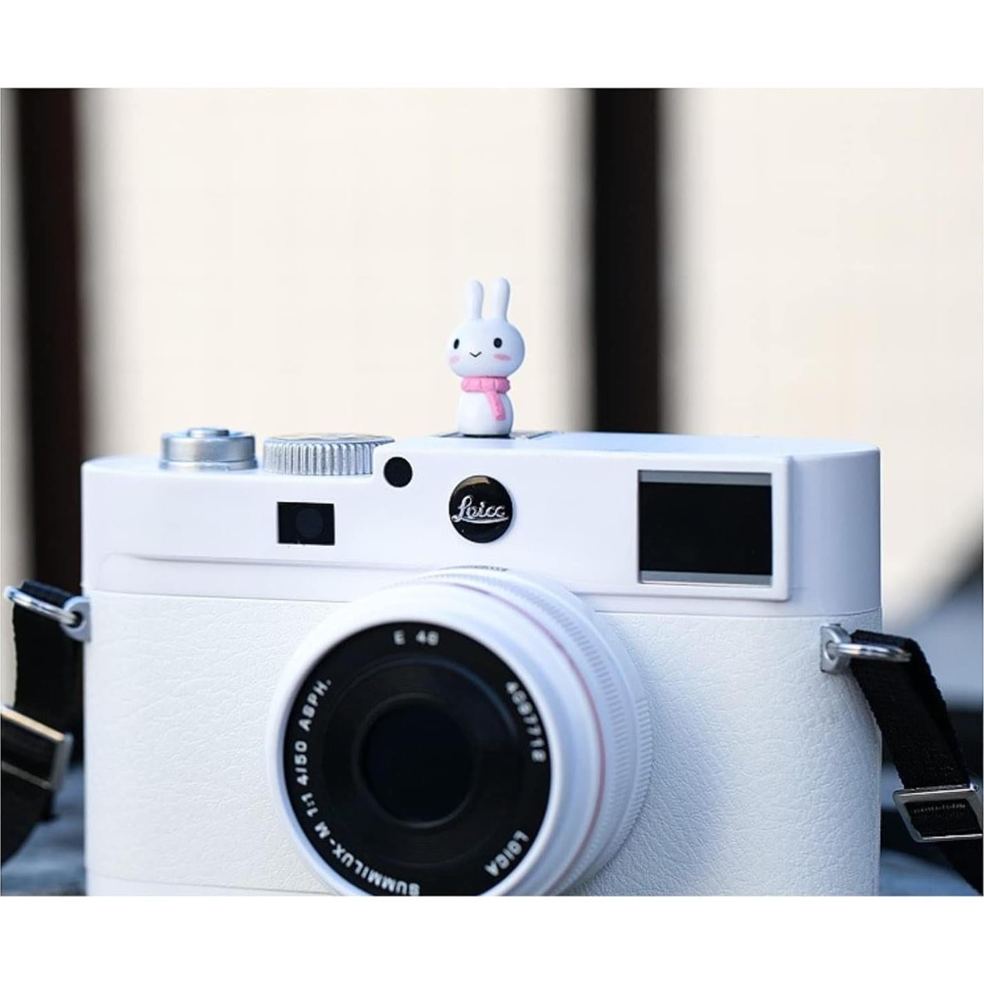 Super Cute Camera Hot Boots, Suitable for Leica, Pentax, Olympus, Sony, Fuji, Nikon, Panasonic, Canon and Other SLR Cameras and Micro Single Cameras, Suitable for Rangefinder Camera (Rabbit)