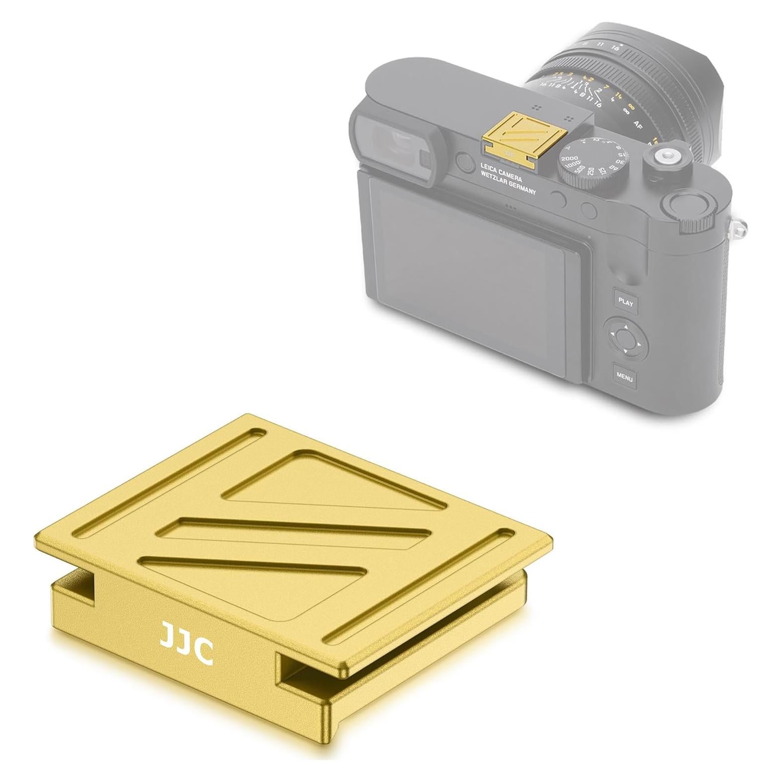 Tapa de zapata caliente JJC para cámaras Leica Q3/Q2 - Oro