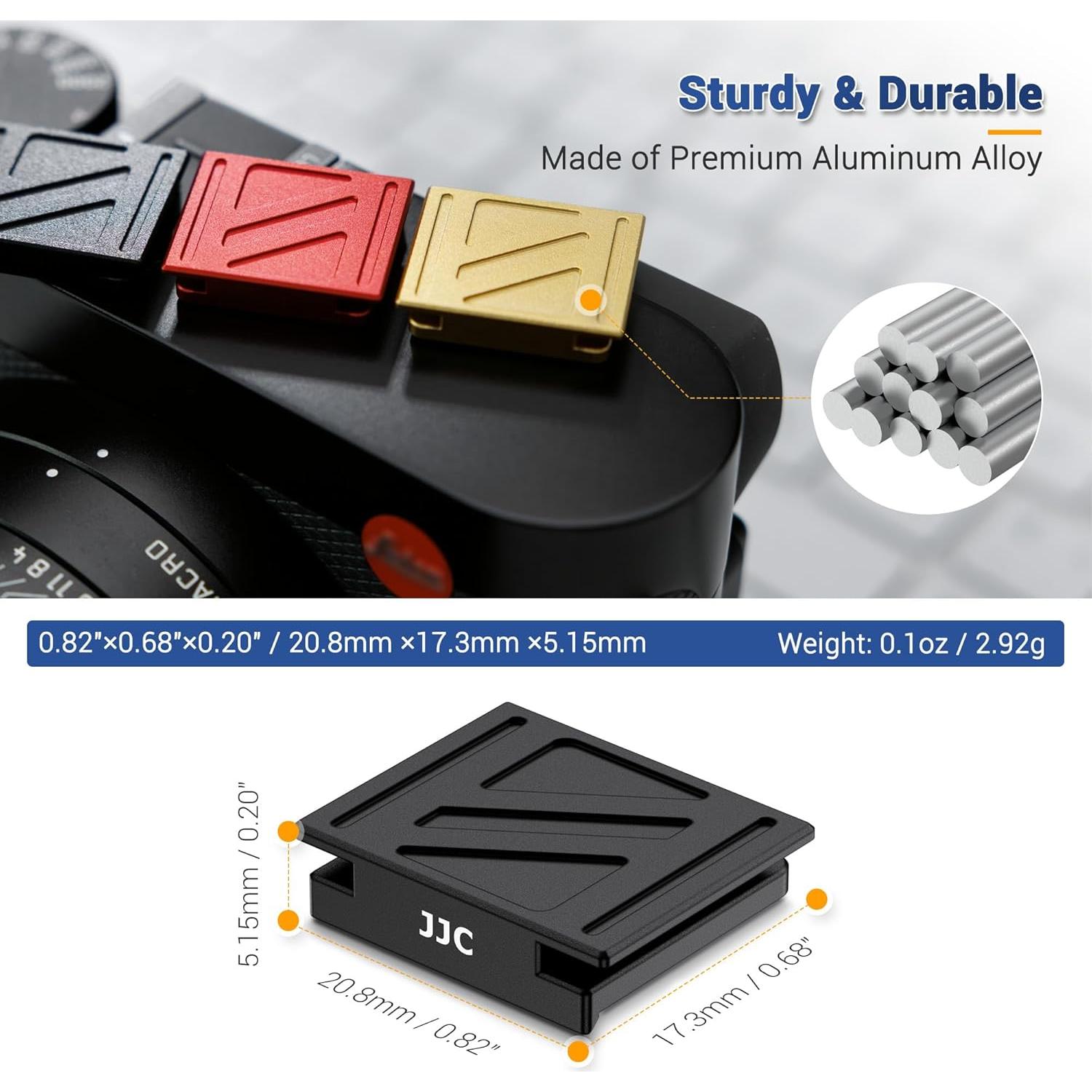 Tapa de zapata caliente JJC para cámaras Leica Q3/Q2 - Oro