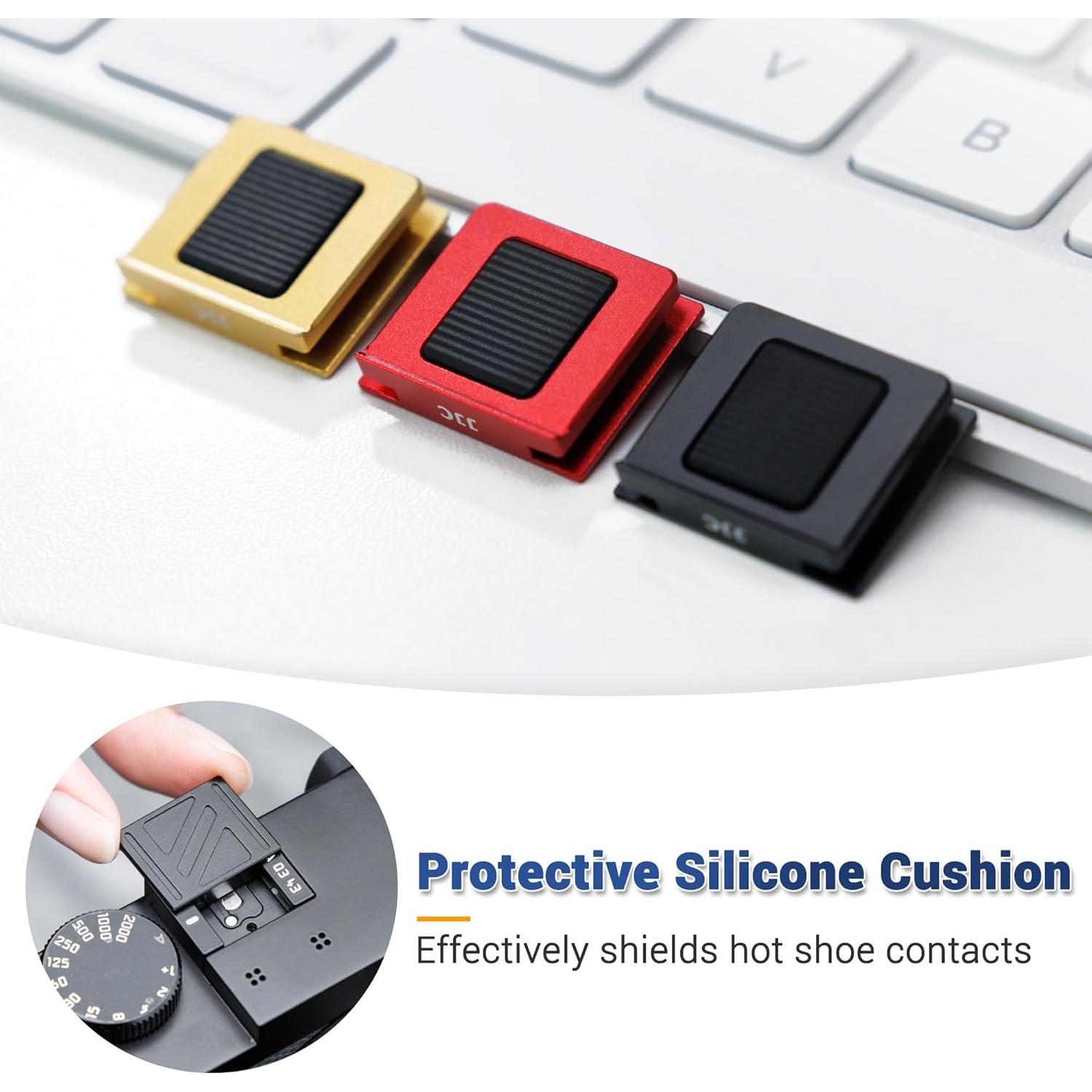 Tapa de zapata caliente JJC para cámaras Leica Q3/Q2 - Oro