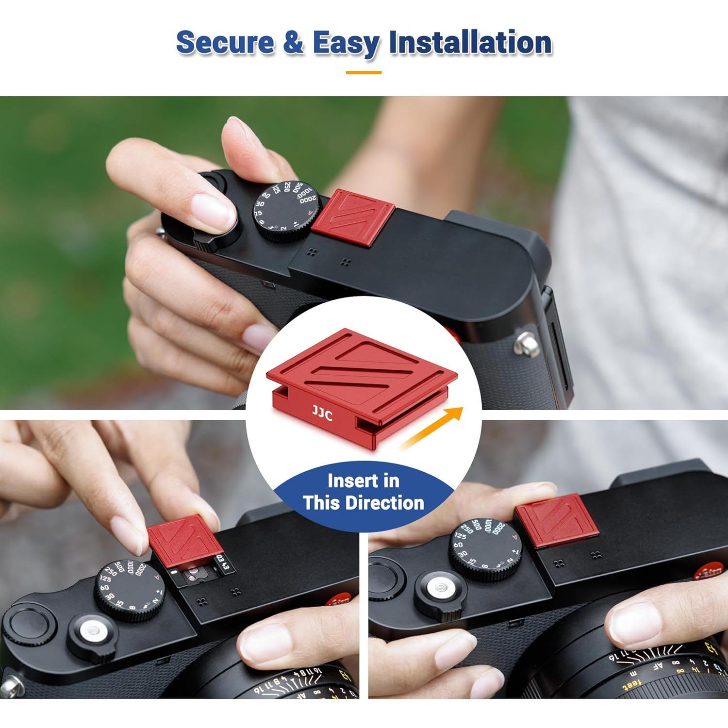 Tapa de zapata caliente JJC para cámaras Leica Q3/Q2 - Oro