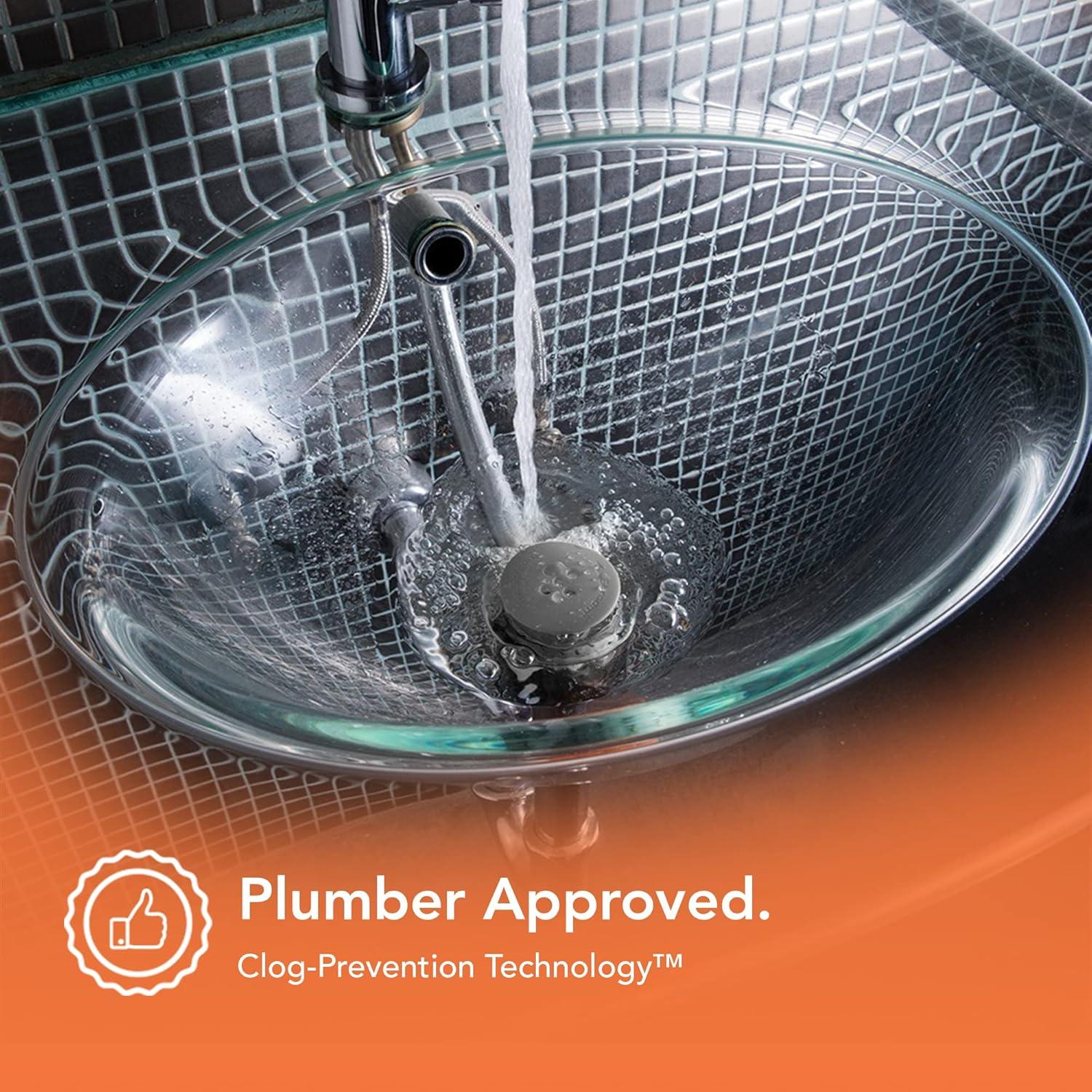 SinkShroom TubShroom Colador Drenaje Lavabo Gris