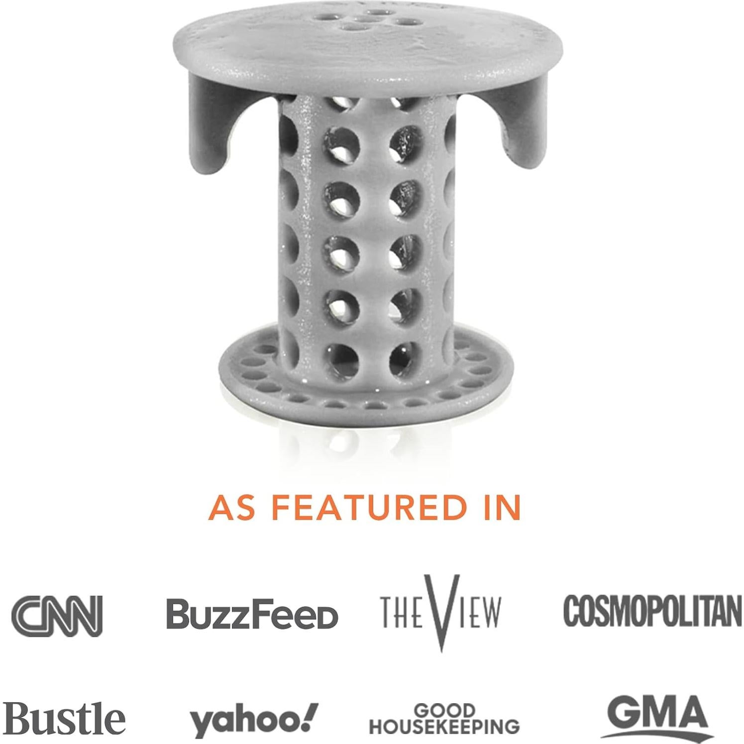 SinkShroom TubShroom Colador Drenaje Lavabo Gris