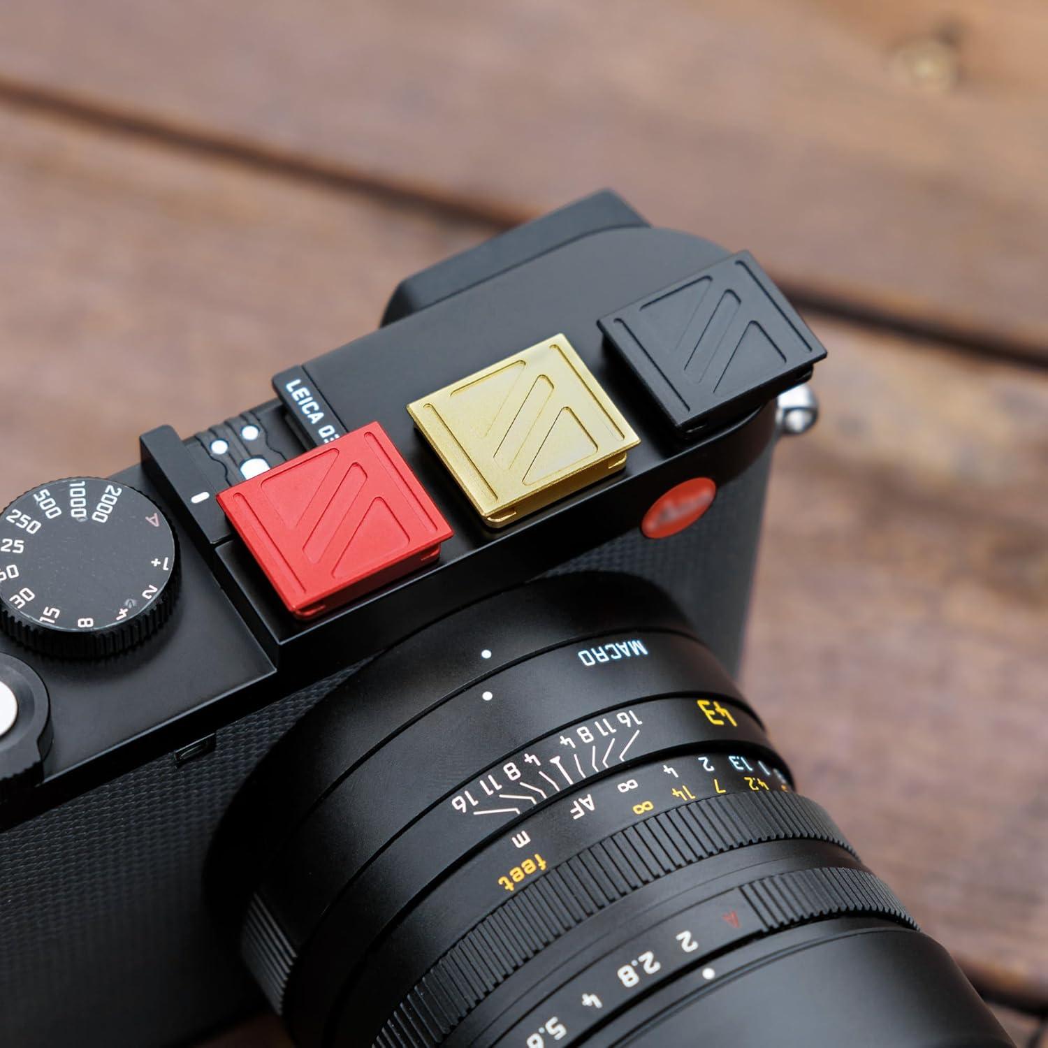 Cubierta de Zapata Caliente Jinjiacheng Dorada para Leica Q3 43