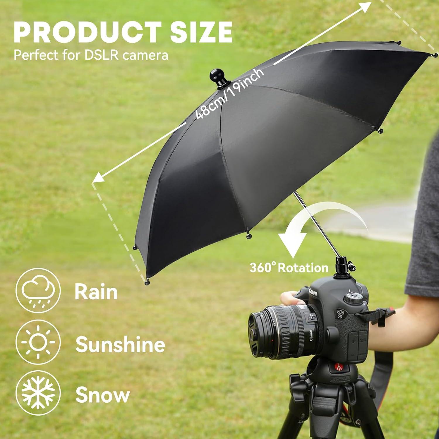 Paraguas Grande para Cámara DSLR Easying Life 48cm Ajustable