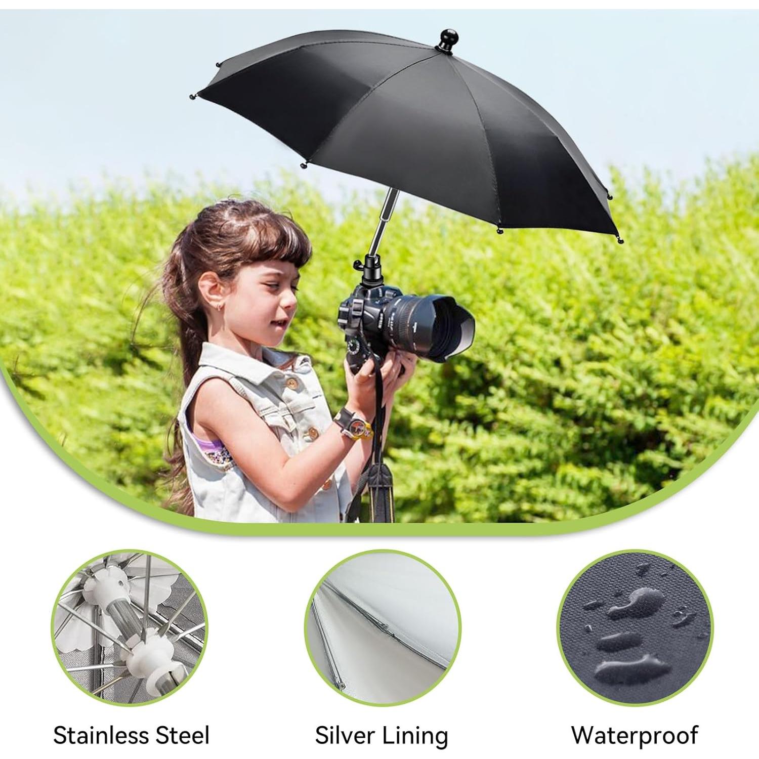 Paraguas Grande para Cámara DSLR Easying Life 48cm Ajustable