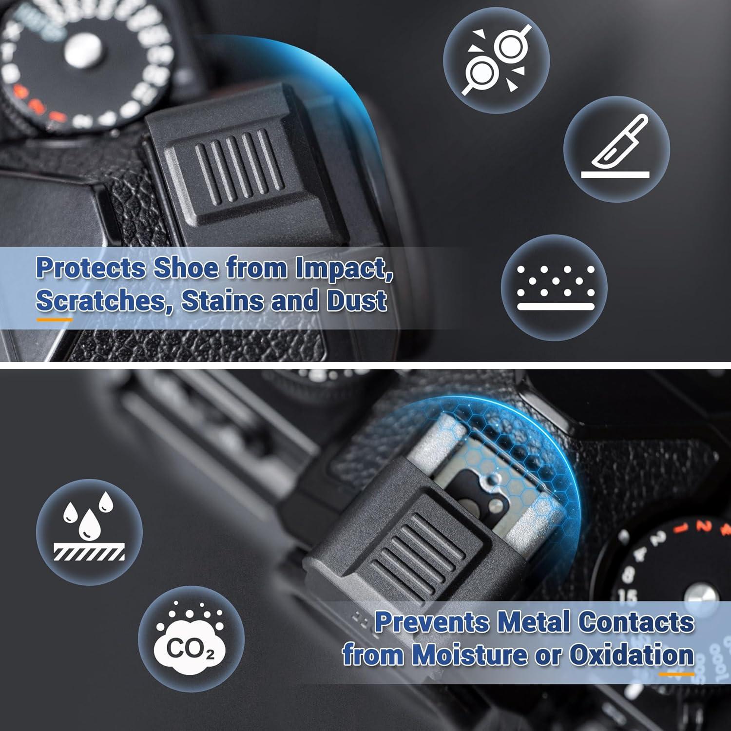 Cubierta de Zapata Fría JJC para Cámaras Nikon - 2 Piezas