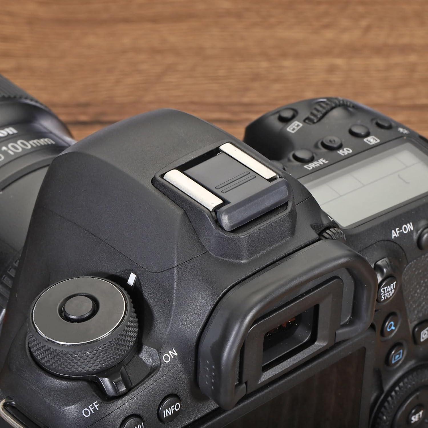 PATIKIL Camera Level Hot Shoe Cover Universal Camera Hot Shoe Cover Cap, 6 Pack Hot Shoe Cap Hot Shoe Protector Suitable for Nikon for Fujifilm for Pentax DSLR/SLR Camera, Black