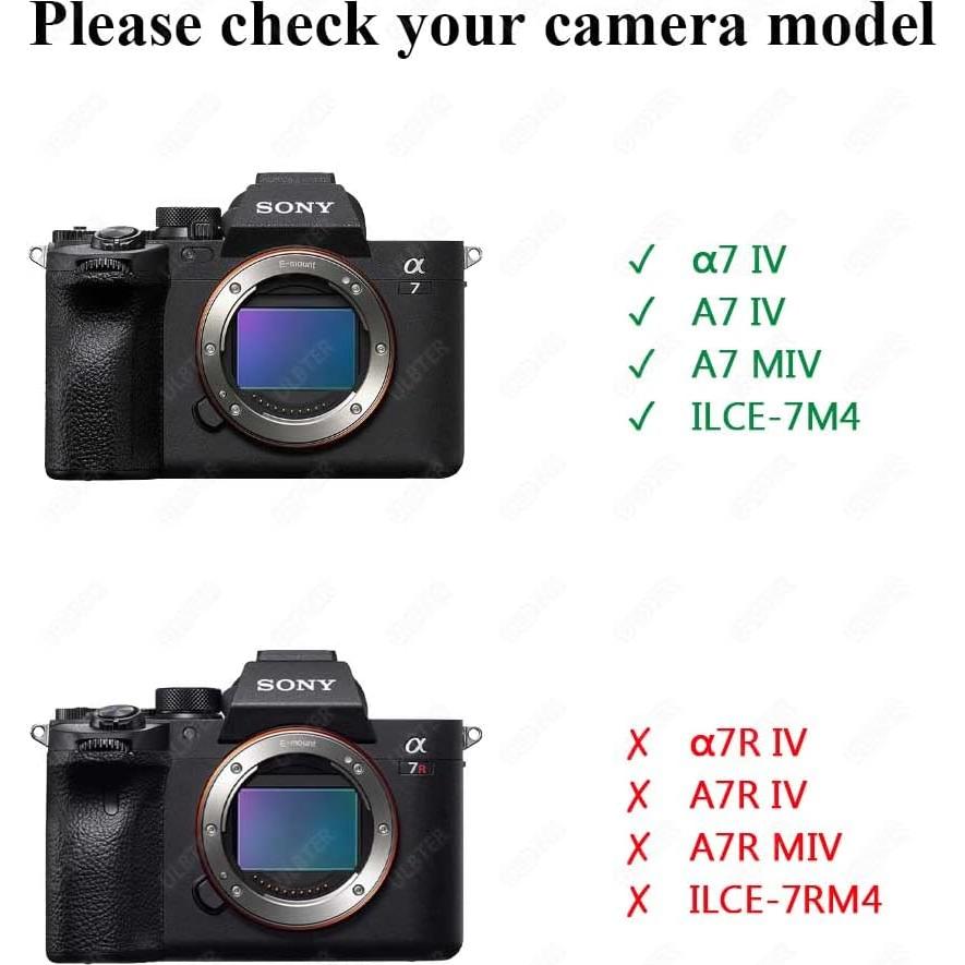 Protector de Pantalla Vidrio Templado 9H para Sony A7 IV