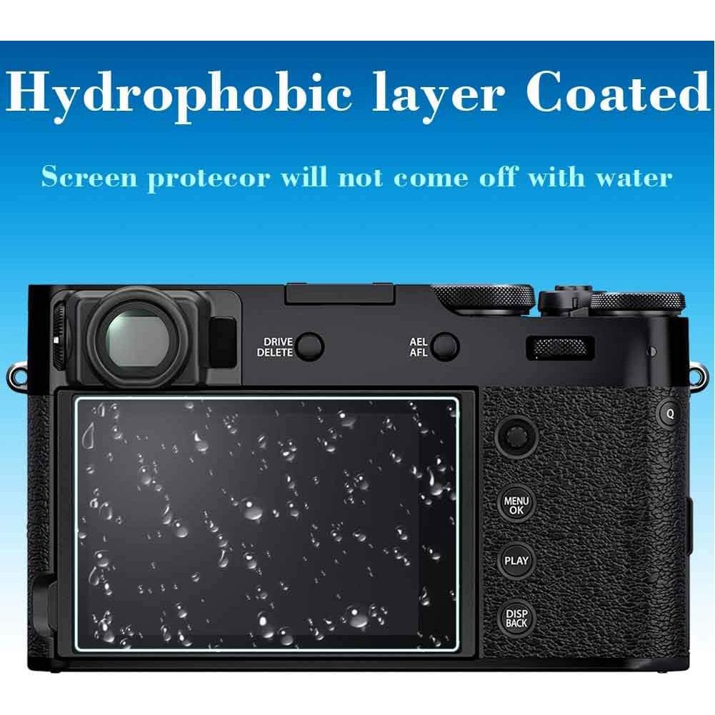 Protector de Pantalla Vidrio Templado BTER para Fujifilm X100V - 3 Pack