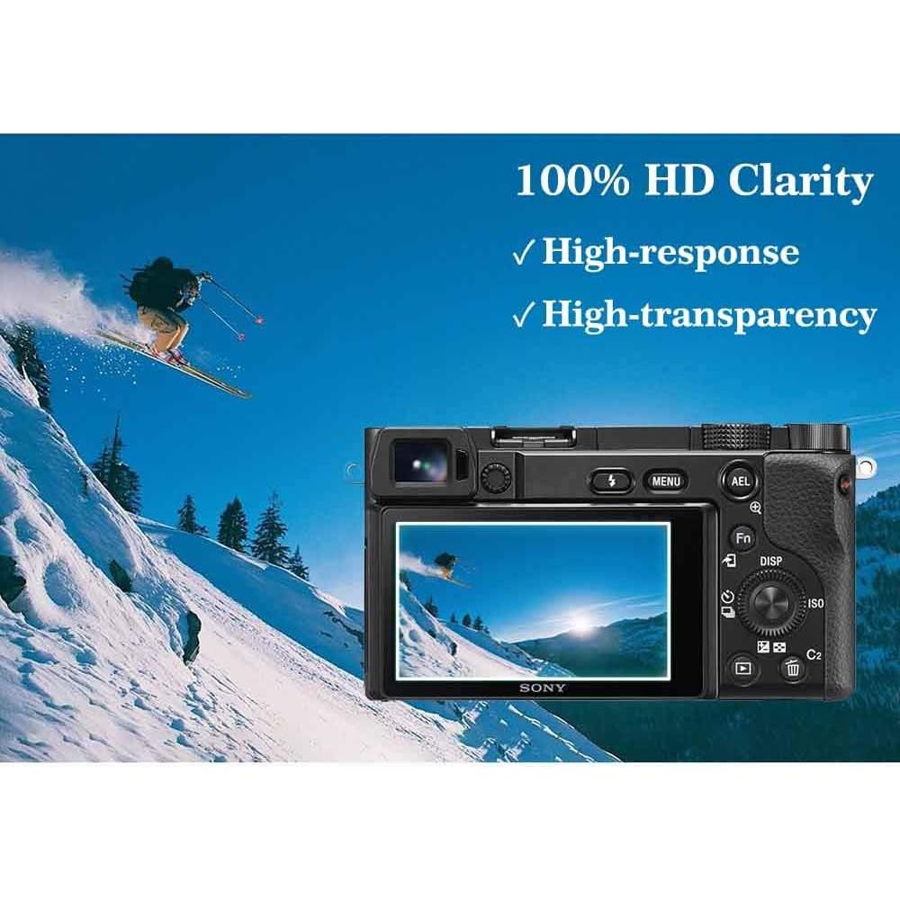 Protector de Pantalla 9H y Cubierta de Zapata Fría Sony A6000