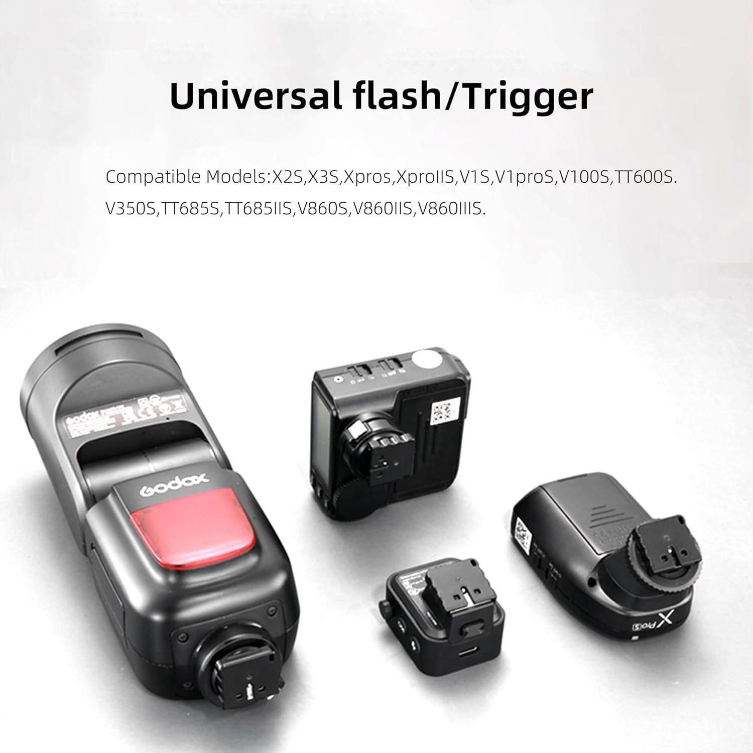 Godox 2 Paquete Montura Zapata para Flash Sony MI