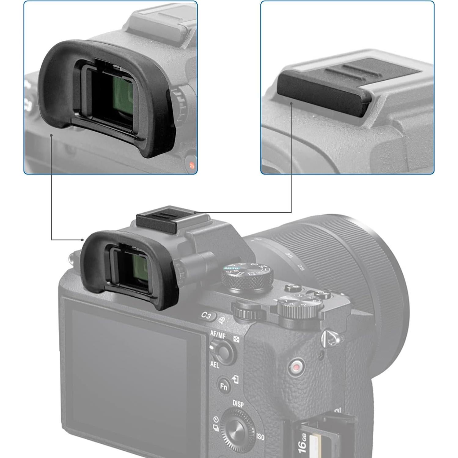 Ocular de Silicona Suave ChromLives para Cámaras Sony - 2Pack