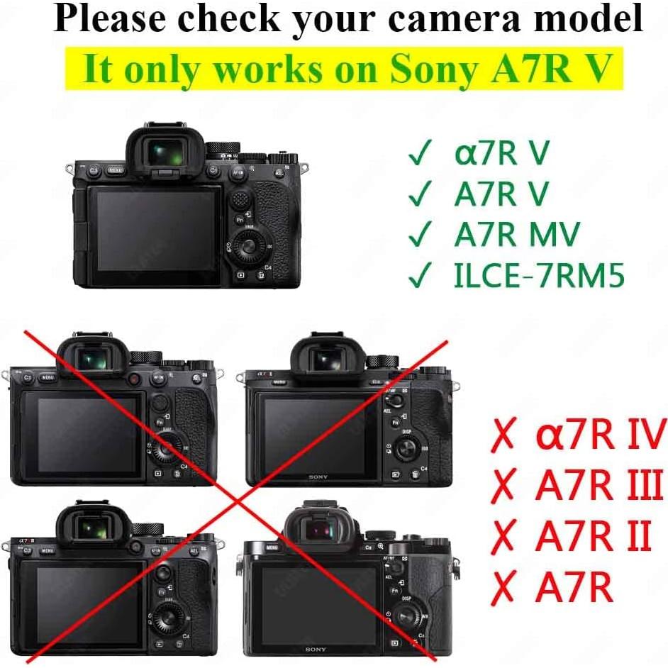 Protector de Pantalla LCD y Cubierta de Zapata Fría Sony Alpha A7R V